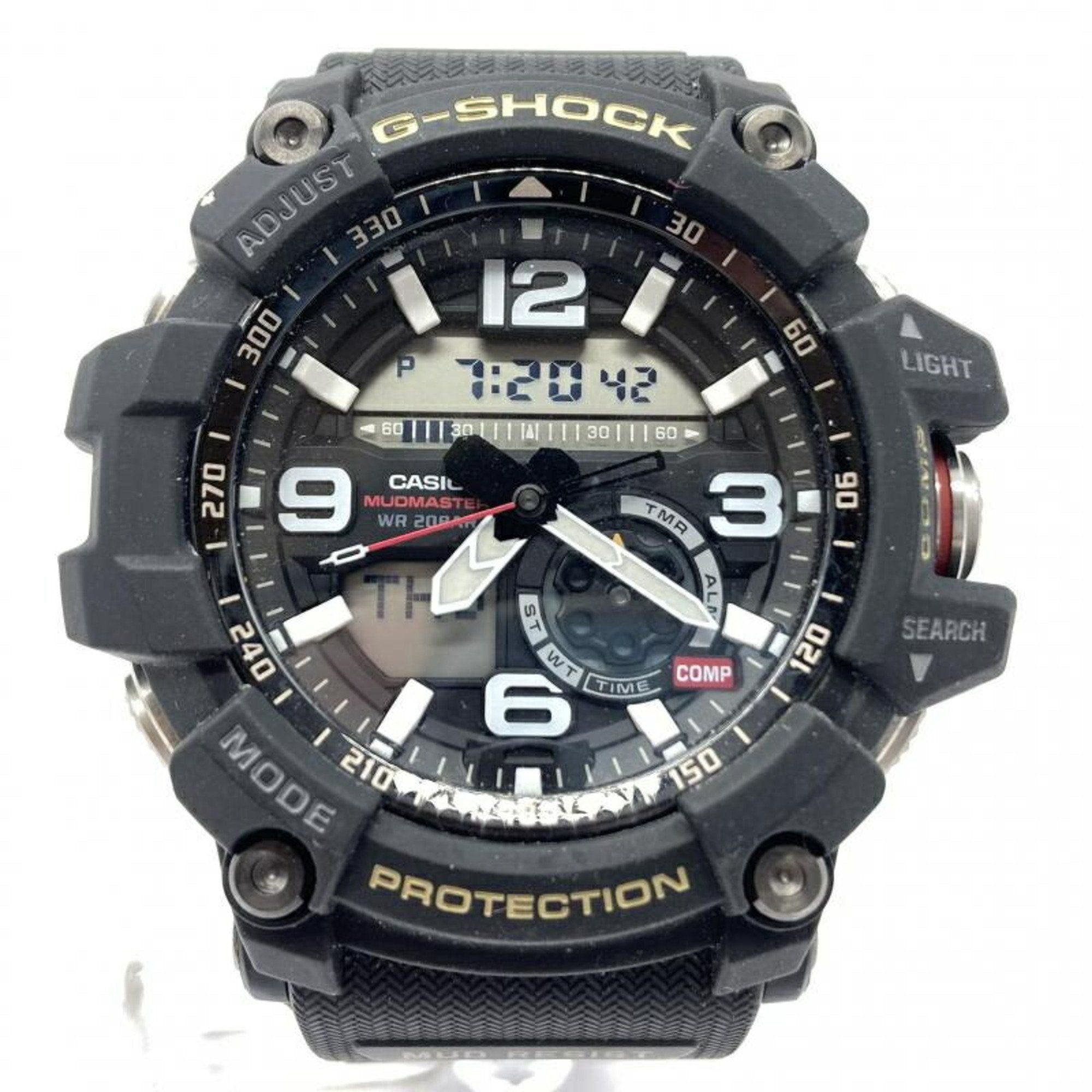 image of Casio G-Shock Watch Gg-1000-1Ajf Master Of G-And Mudmaster G-Shock Tough Solar Black, Women's