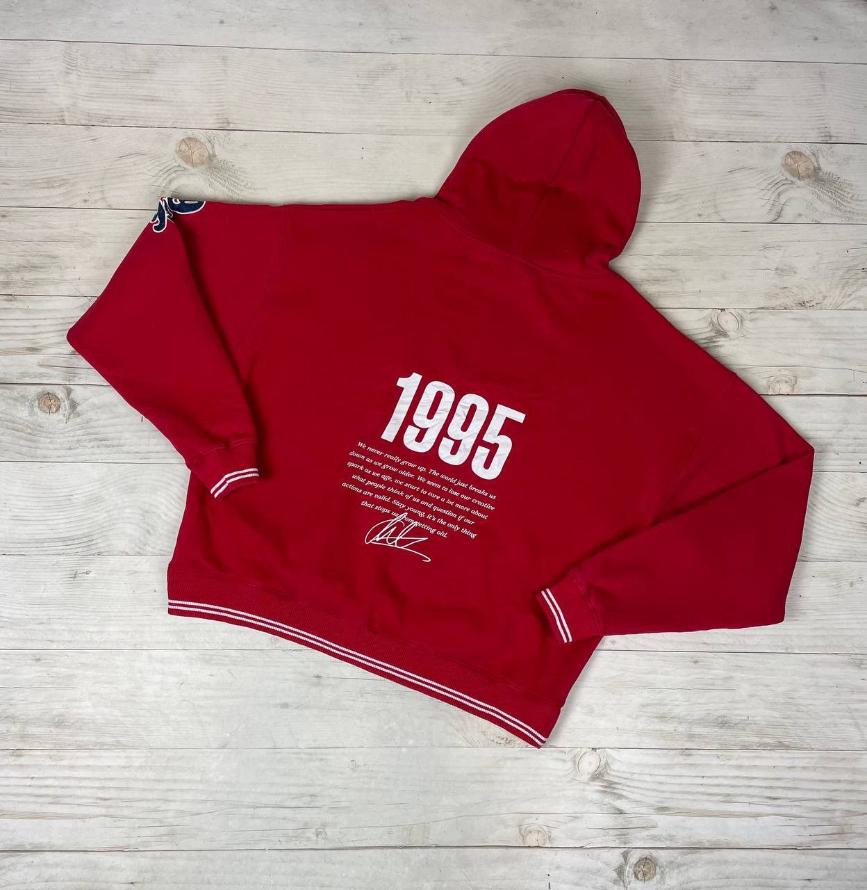 Vintage Vintage Childish 1995 Hoodie Big Logo Y2K Men Size 3XL Red Size US XXL / EU 58 / 5 - 11 Thumbnail
