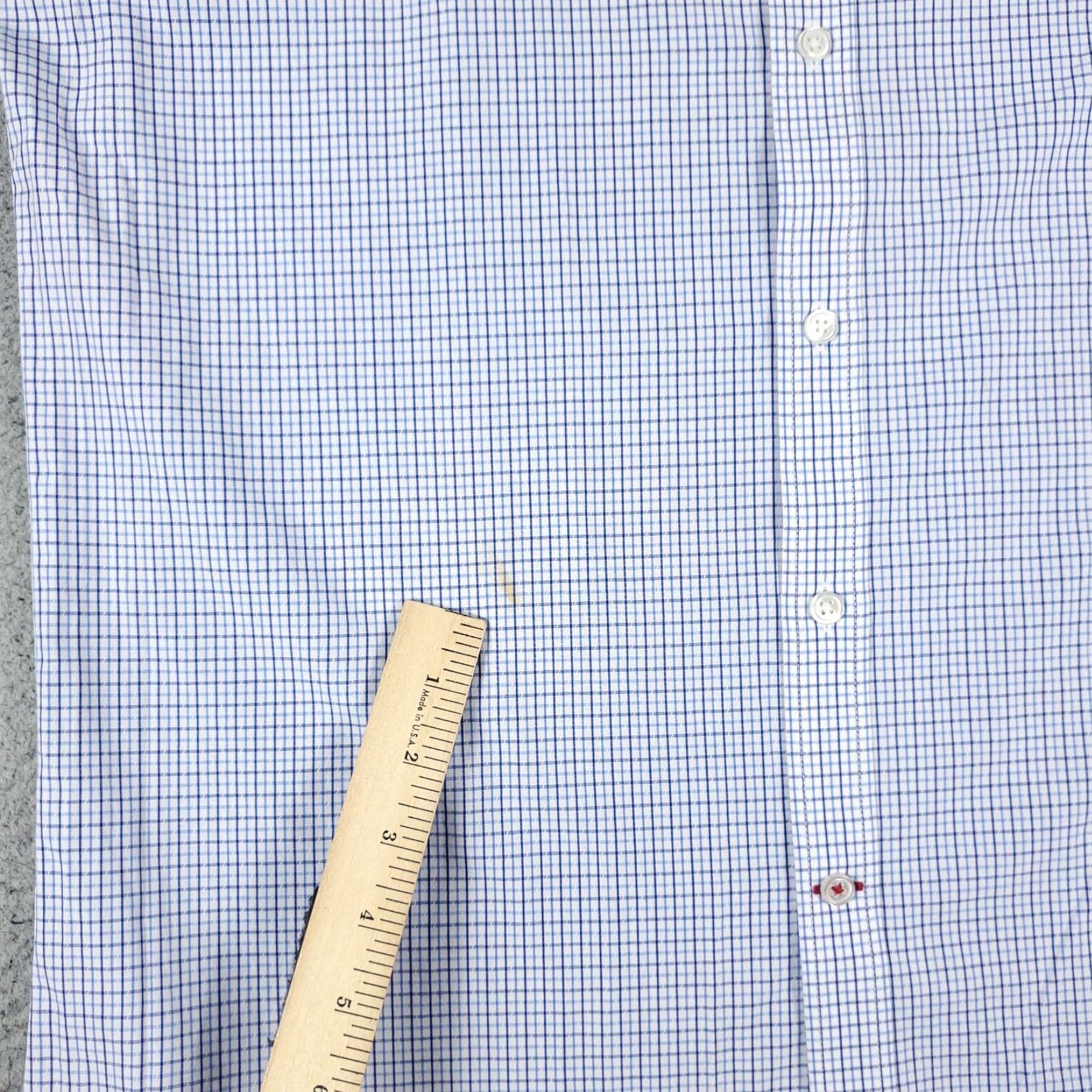 Tommy Hilfiger Tommy Hilfiger Shirt Mens Large Blue Plaid Casual Button Up Long Sleeve Size US L / EU 52-54 / 3 - 3 Thumbnail