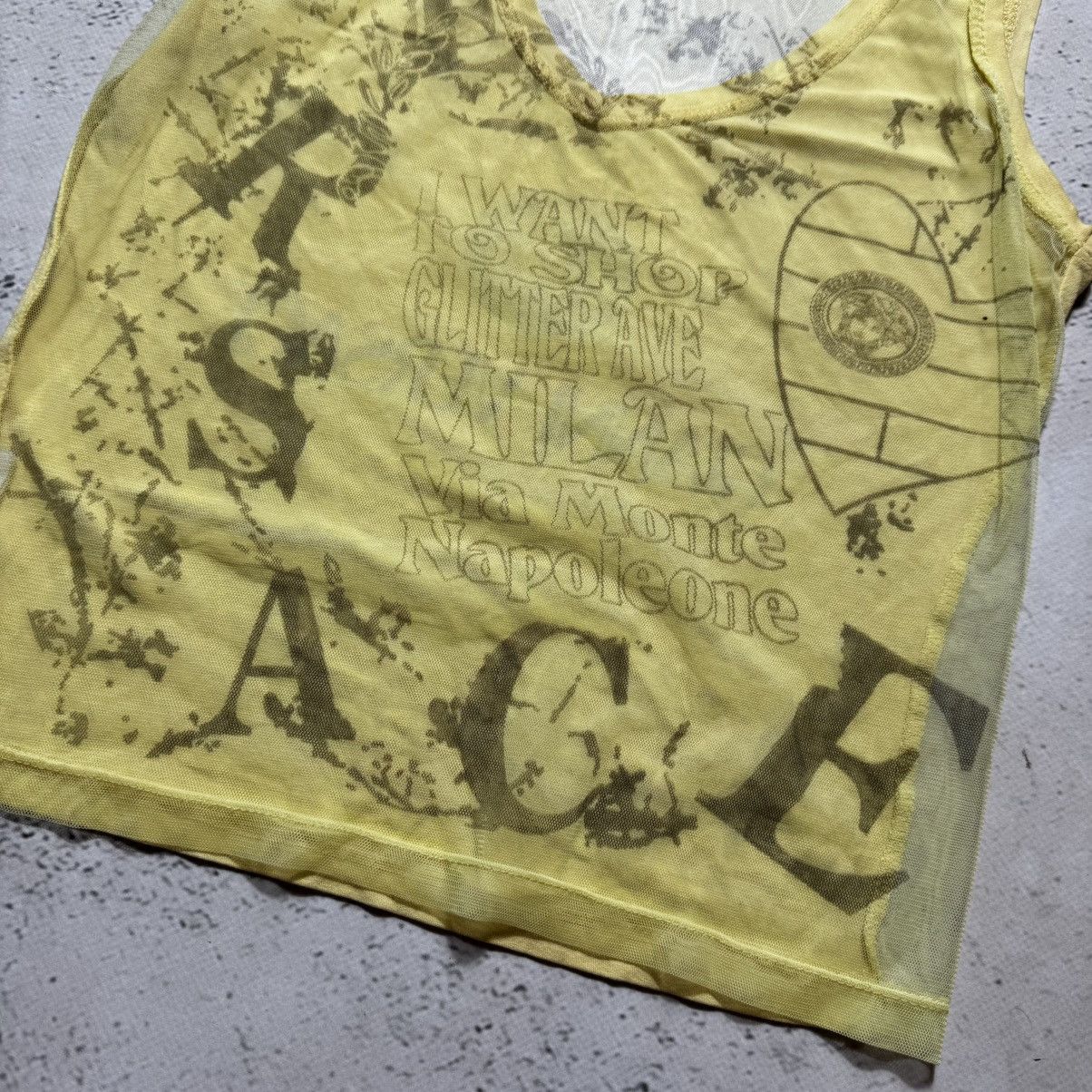 Versace y2k versaci transparent t-shirt with large jellyfish logo Size S / US 4 / IT 40 - 8 Thumbnail