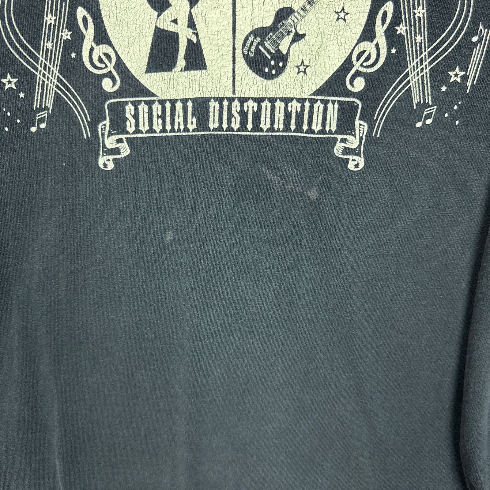Alstyle 00s Black Social Distortion Music Note LS Graphic Shirt 2900 Size US M / EU 48-50 / 2 - 7 Thumbnail