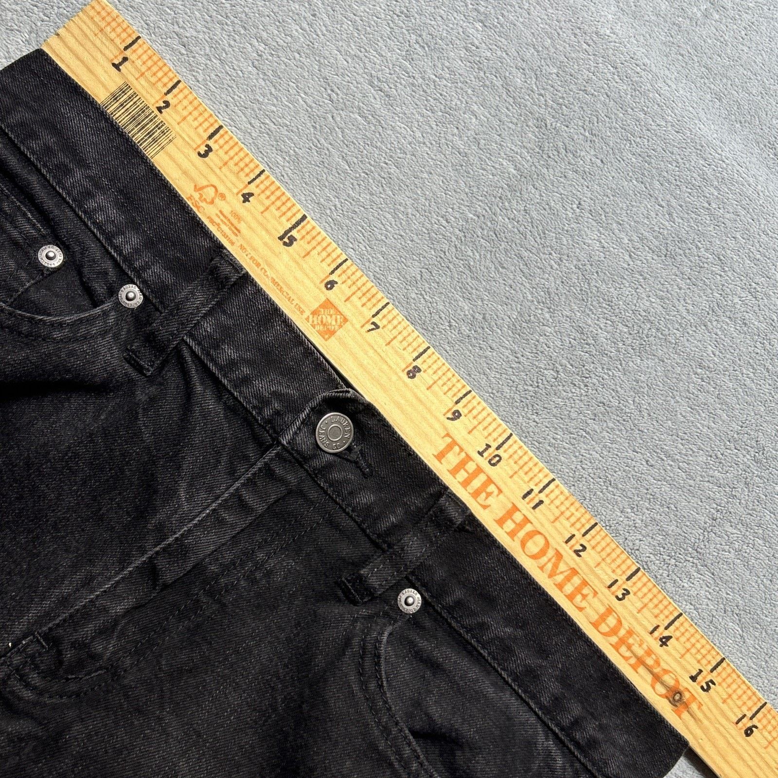 Lauren Ralph Lauren Polo Ralph Dojo Baggy Jeans Women 6 31x32 Wide Flare Black Size 28" / US 6 / IT 42 - 12 Thumbnail