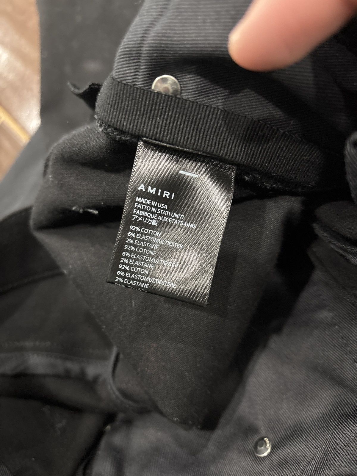 Amiri LIGHT WEAR Amiri MX2 Jeans Black Distressed Size 38 Size US 38 / EU 54 - 11 Thumbnail