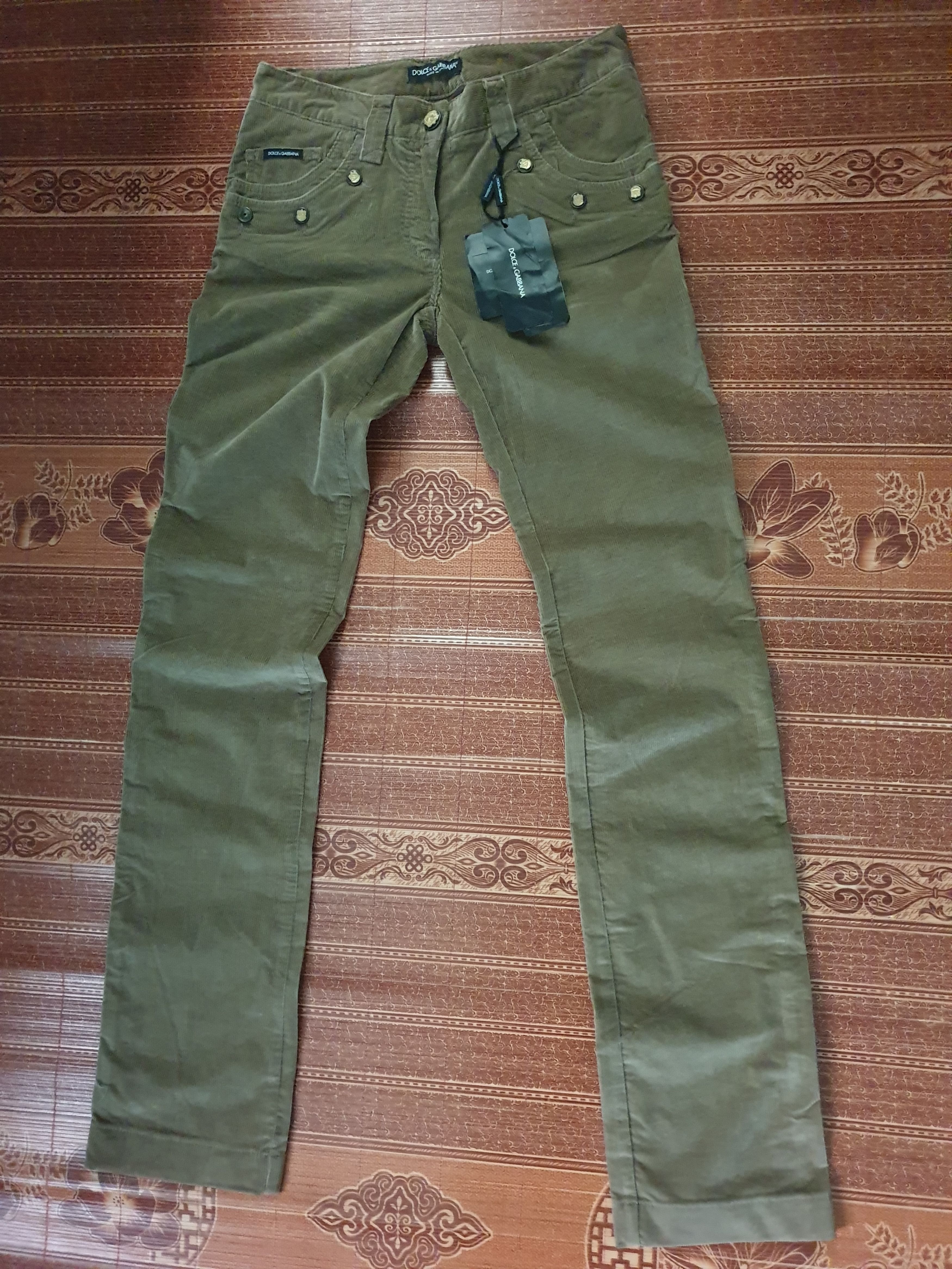 Dolce & Gabbana 💥Dolce & Gabbana Cudroy Chocolate pant Size US 29 - 5 Thumbnail