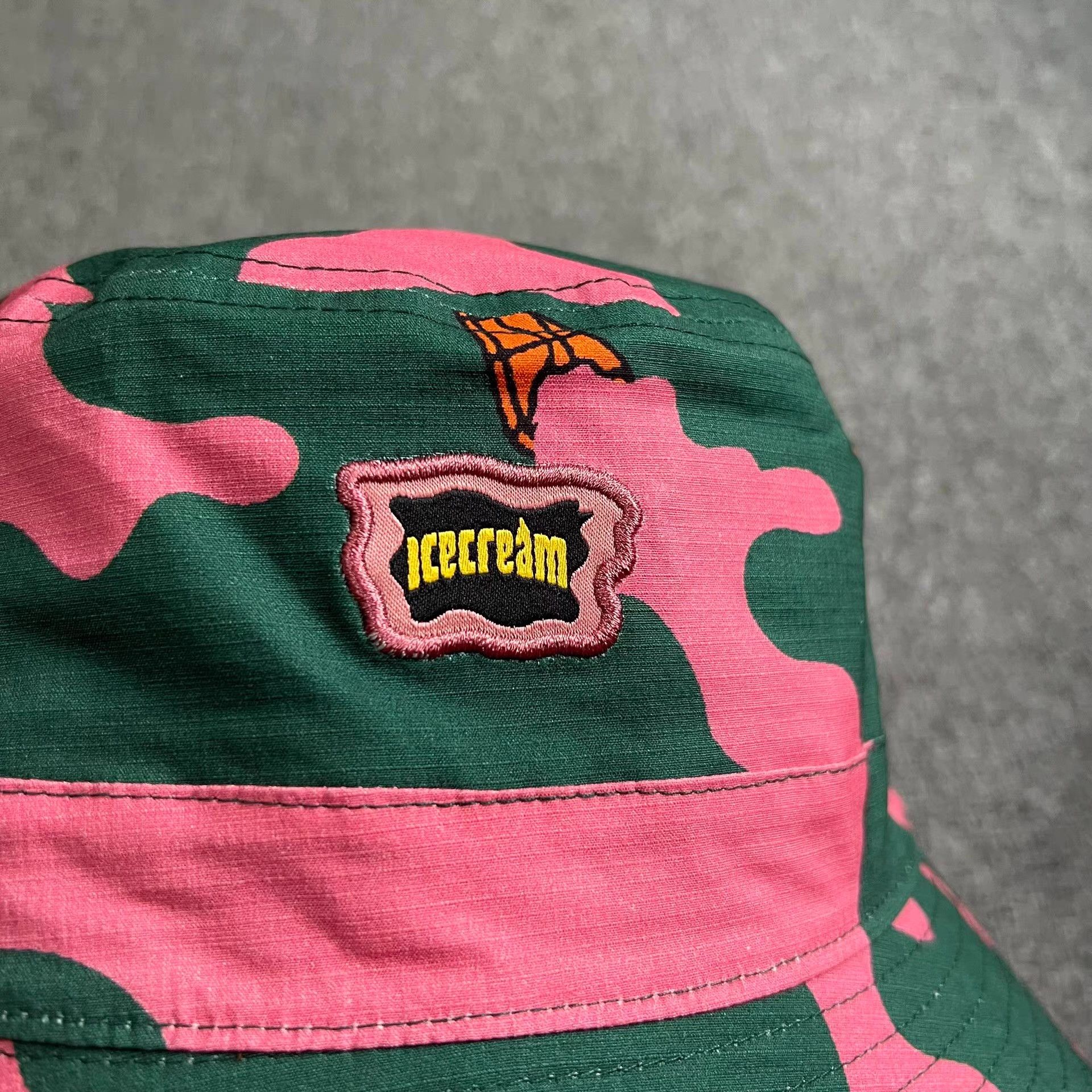 Billionaire Boys Club BBC ICECREAM Embroidered Reversible Bucket Hat Q7 Size ONE SIZE - 6 Thumbnail