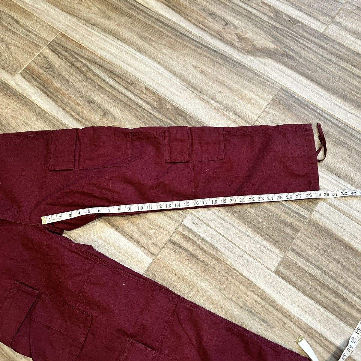 Supreme Burgundy Supreme Double Cargo Pants Size US 34 / EU 50 - 6 Thumbnail