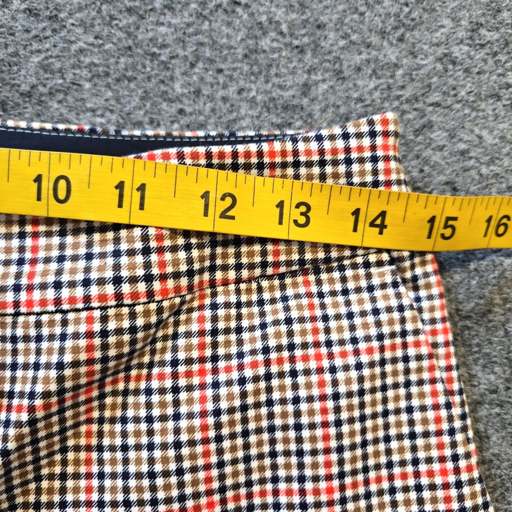 Boden Boden Pants Womens 4P Petite Blue Red Plaid Richmond Ankle Career Preppy Shirt or Pants? Size 27" / US 4 / IT 40 - 6 Thumbnail