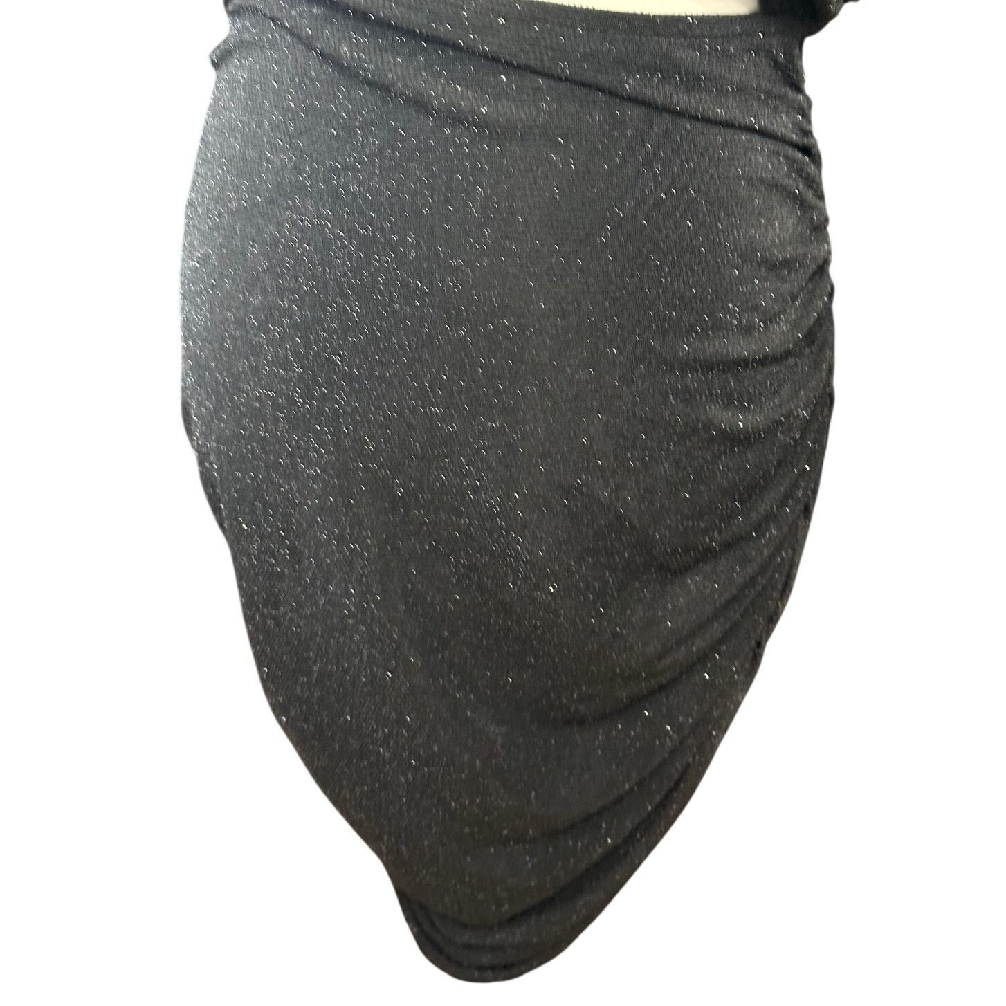 BP. BP Sparkling Mini Dress Cutout Sleeveless Black 2X NWOT Size XXL / US 16-18 / IT 52-54 - 4 Thumbnail