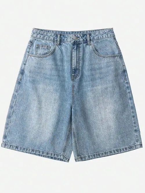 Jean Vintage Retro Denim Jeans shorts Size US 32 / EU 48 - 3 Thumbnail