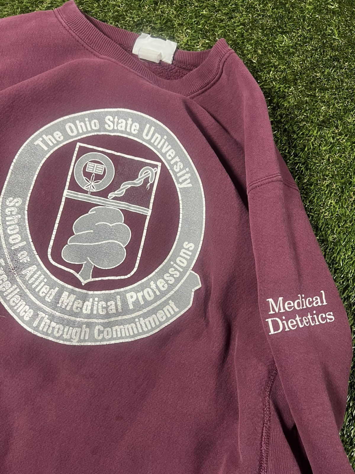 NCAA Vintage 90s Lee Ohio State University Fall College Crewneck Size US XL / EU 56 / 4 - 2 Thumbnail