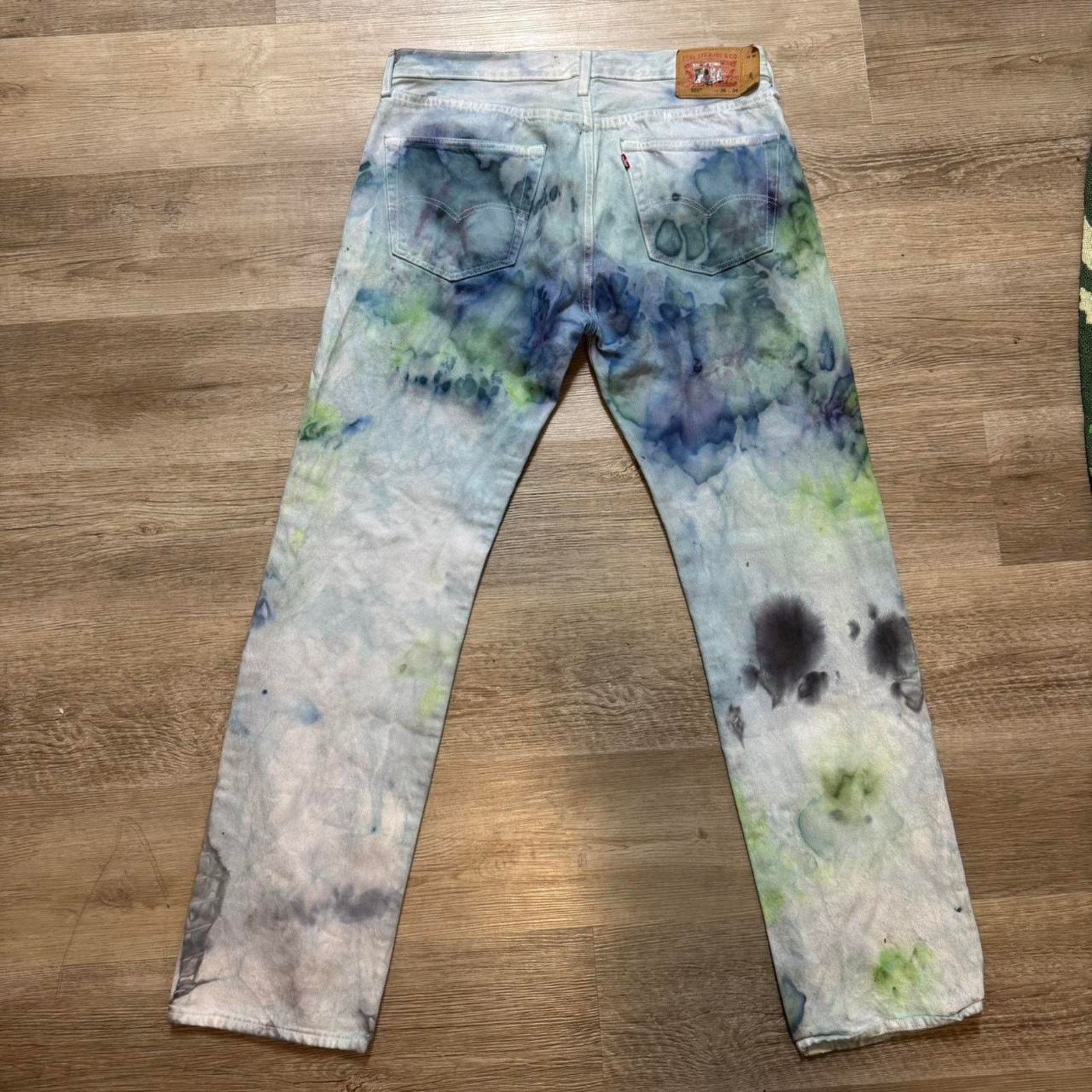 Levi's Levi’s 501 straight leg tie dye jeans rit collab Size US 36 / EU 52 - 4 Thumbnail