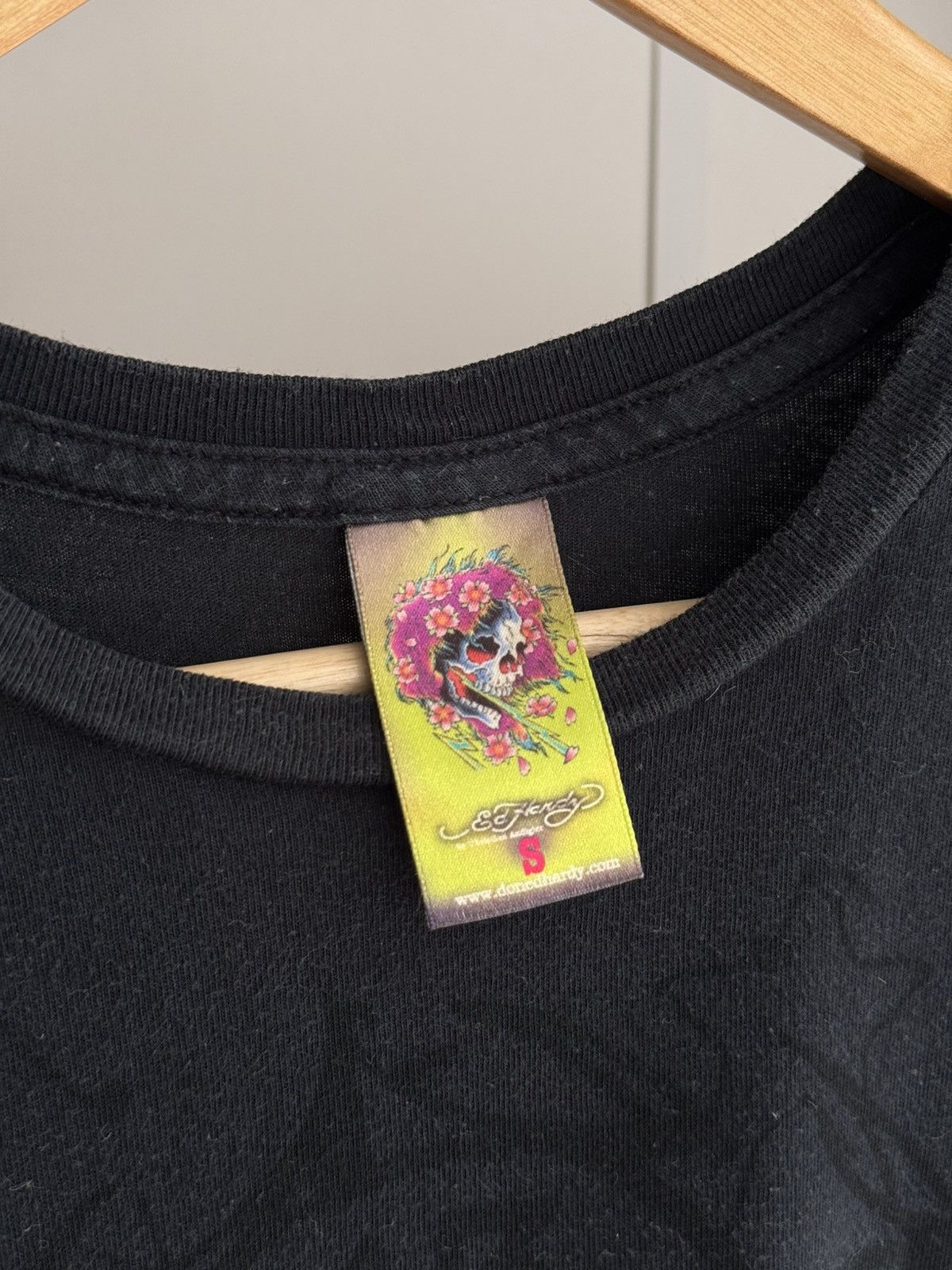 Christian Audigier × Ed Hardy × Vintage Vintage Ed Hardy by Christian Audigier Japanese T-Shirt Size US S / EU 44-46 / 1 - 9 Thumbnail