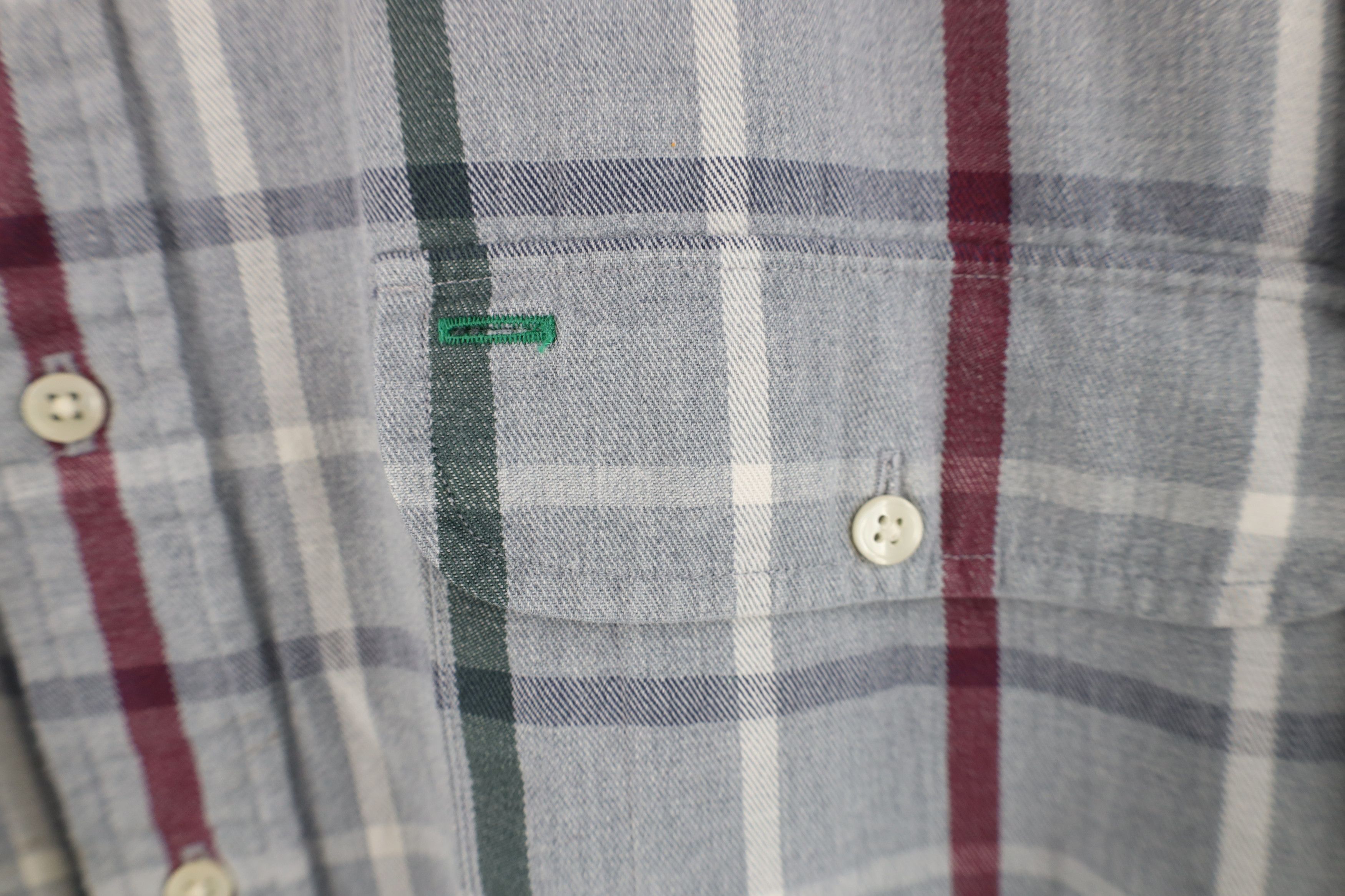 Tommy Hilfiger Vintage 90s Tommy Hilfiger Heavy Flannel Button Shirt Plaid Size US L / EU 52-54 / 3 - 5 Thumbnail