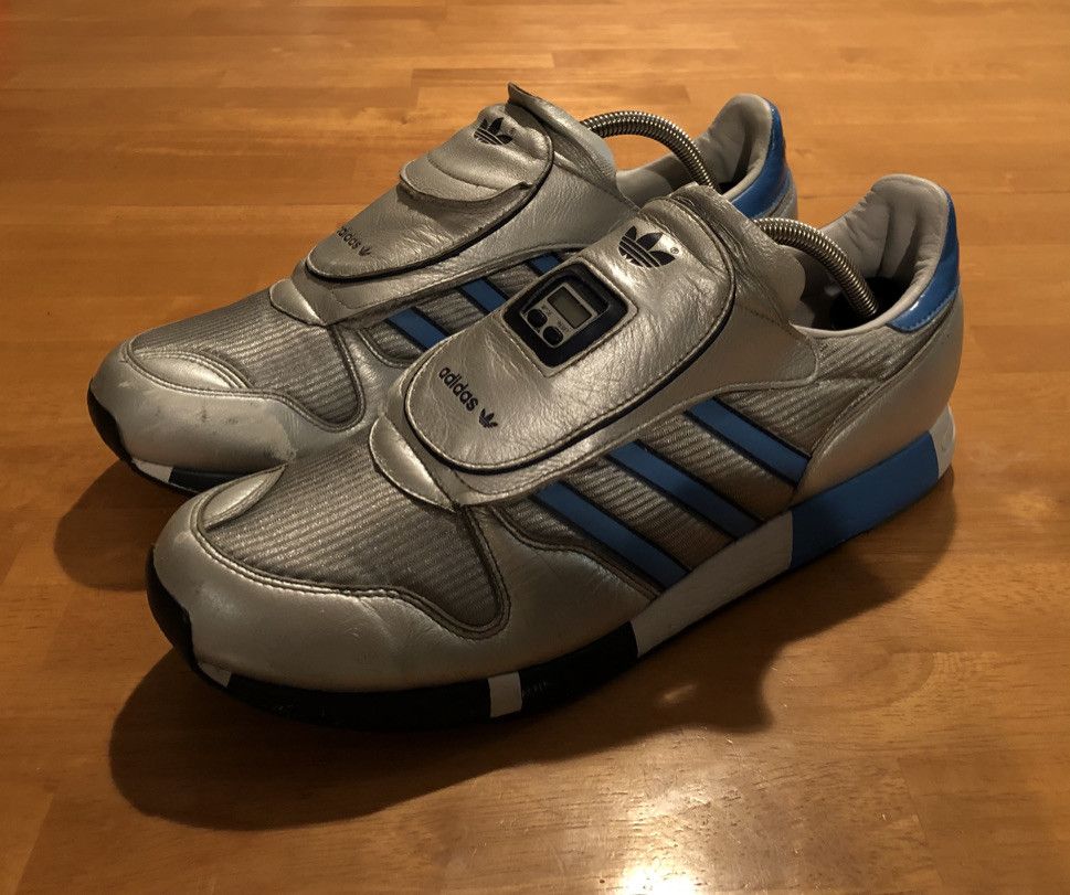 Adidas 2005 Metallic Silver Micropacer Sneakers Size US 11.5 / EU 44-45 - 1 Thumbnail