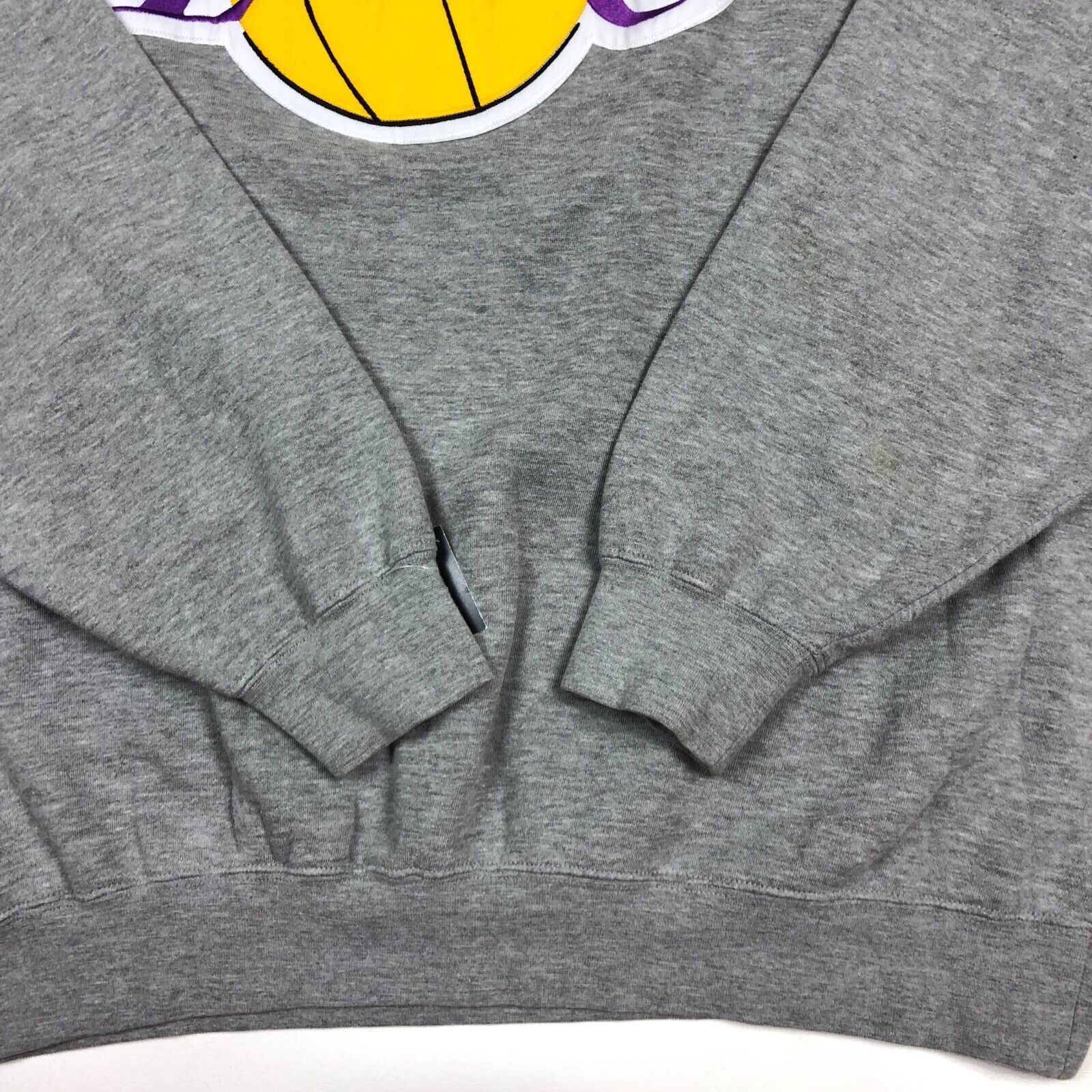 Lee × Vintage Vintage 90s Lee Sport Los Angeles Lakers Crewneck Sweater Size US XXL / EU 58 / 5 - 3 Thumbnail