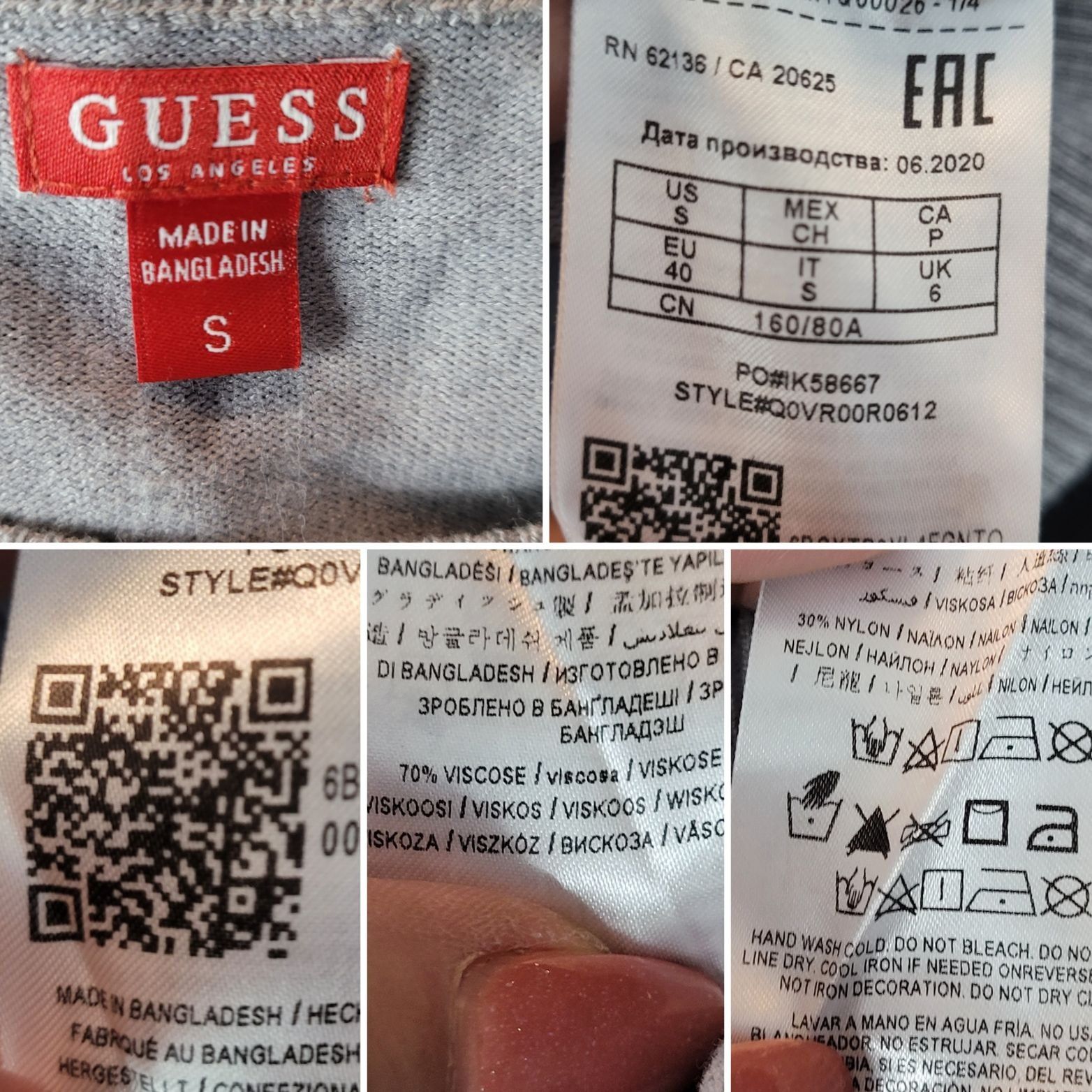 Guess Vtg 90s Guess Womens Gray Knit Logo Spell Out Sweater Sz S S Size S / US 4 / IT 40 - 3 Thumbnail