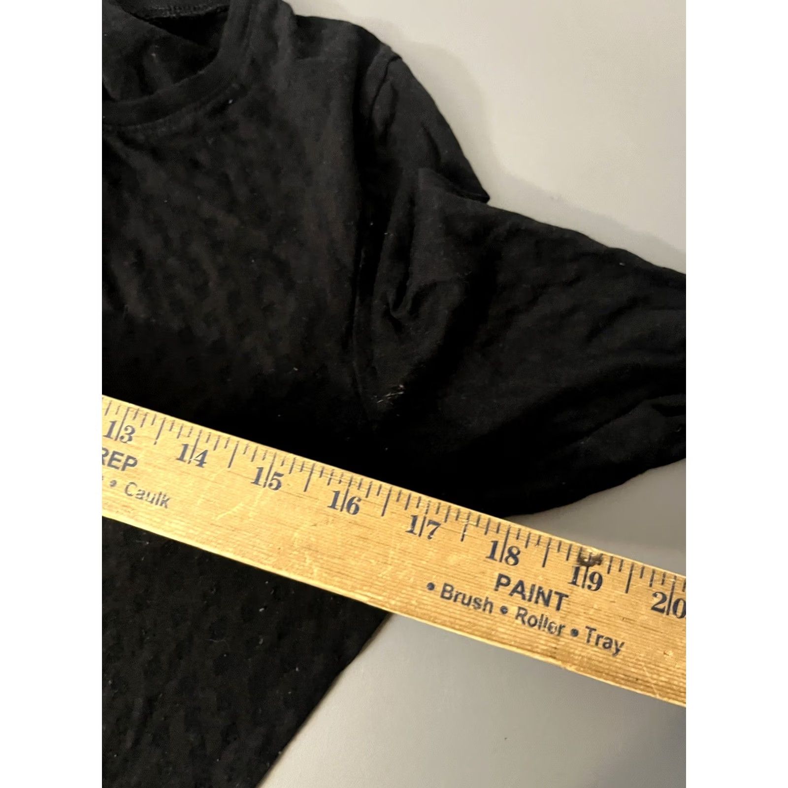 Victoria's Secret Victoria's Secret Top Womens Medium Round Neck Tee Shirt Long Sleeve Black T-Shirt Womens M Black Casual Basic Love Ancient? Size M / US 6-8 / IT 42-44 - 5 Thumbnail