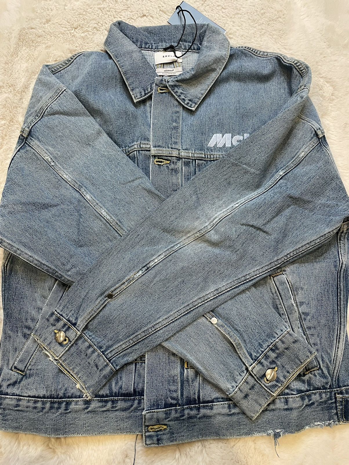 Rhude Rhude x Mclaren Denim Jacket Size US L / EU 52-54 / 3 - 9 Thumbnail