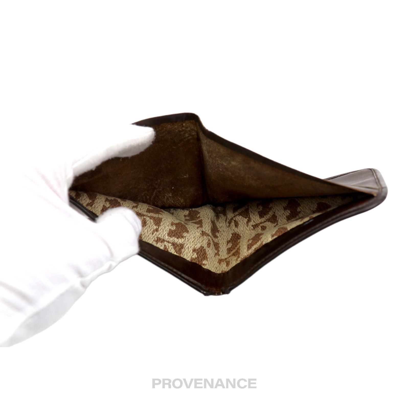 Dior 🔴 Dior Oblique Trotter Bifold Wallet - Brown Jacquard Size ONE SIZE - 7 Thumbnail