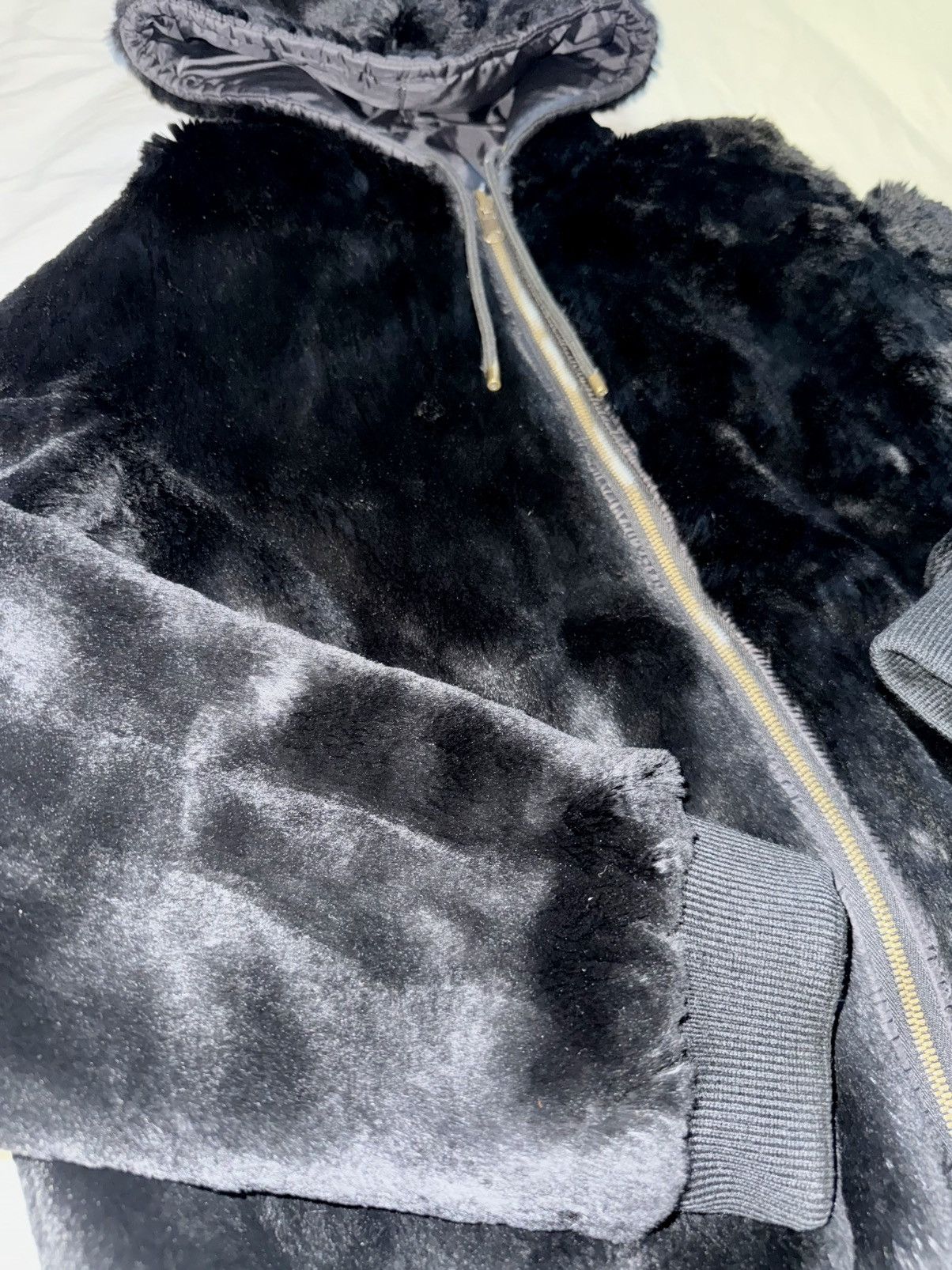 Yves Salomon Yves Salomon - Reversible Rabbit Fur Hooded Bomber Size US M / EU 48-50 / 2 - 6 Thumbnail