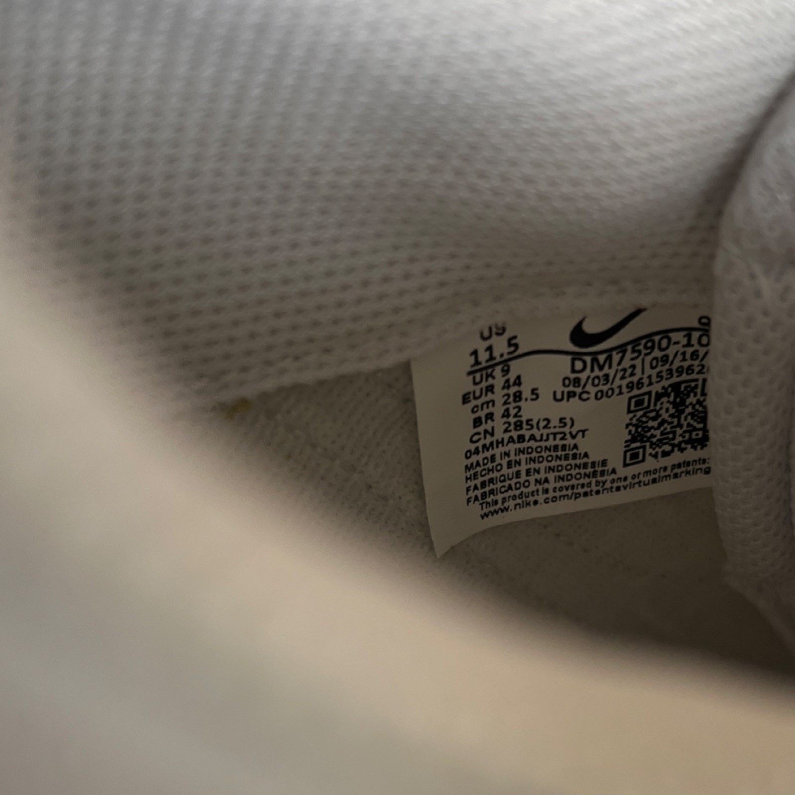 Nike Nike Court Legacy Lift White Hemp Men's Comfort Sneakers Size US 11.5 / EU 44-45 - 6 Thumbnail