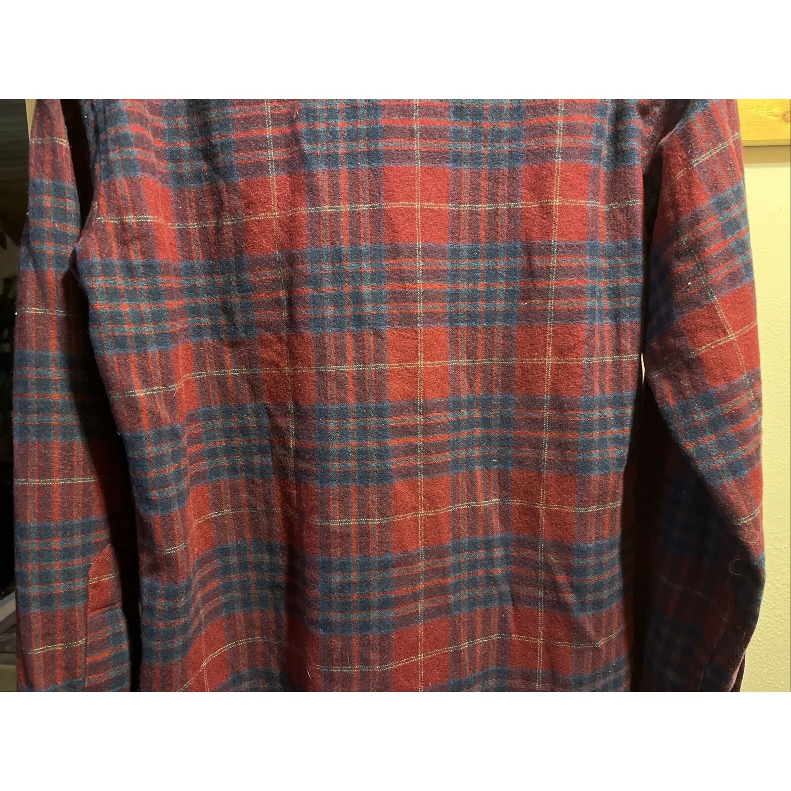 Pendleton Pendleton High Grade Men’s M Red Plaid Pearl Snap Wool Shirt Size US M / EU 48-50 / 2 - 11 Thumbnail