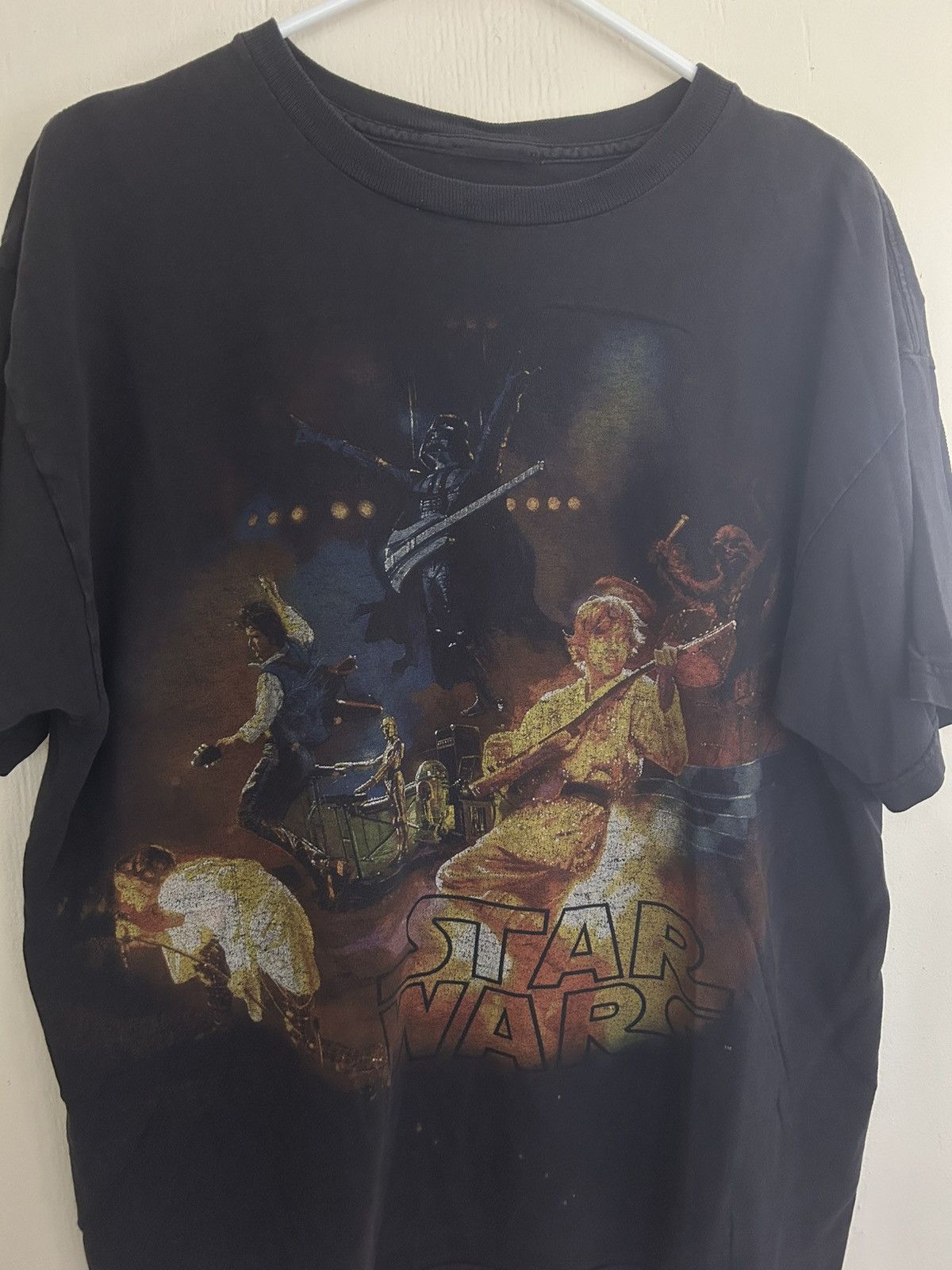Star Wars Vintage Star Wars Rock Band Graphic T-shirt Size US XL / EU 56 / 4 - 2 Thumbnail