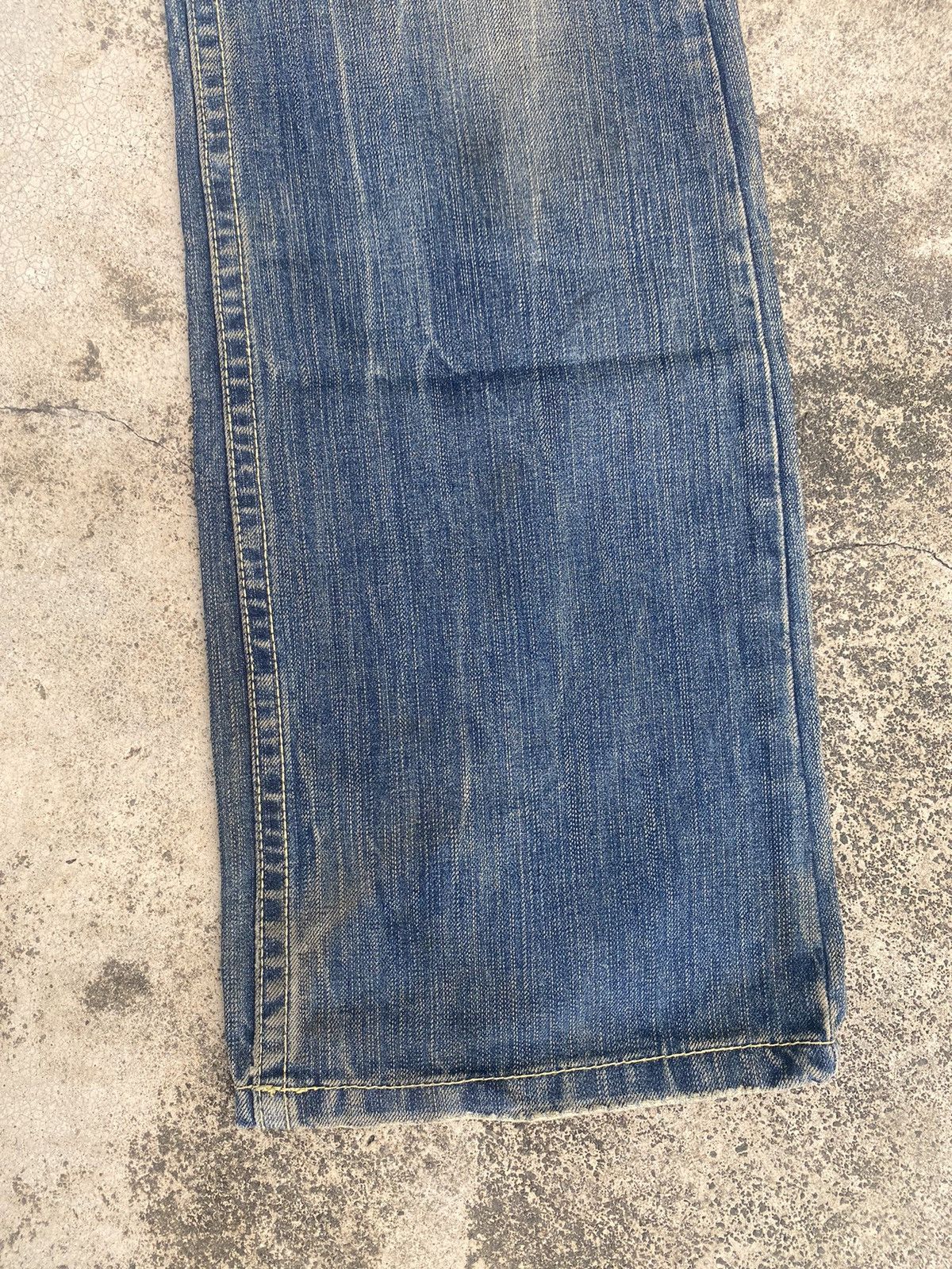 If Six Was Nine × Japanese Brand Flare Jeans Red Pepper Clawmark Snake Skin Size US 34 / EU 50 - 5 Thumbnail