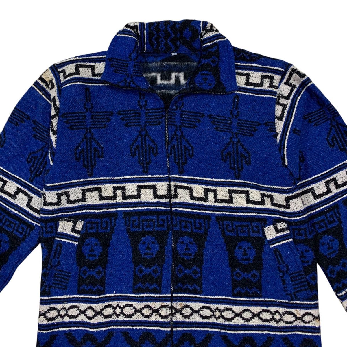 Vintage Vtg Southwestern Aztec Thunderbird Motif Jacket Size US L / EU 52-54 / 3 - 2 Thumbnail
