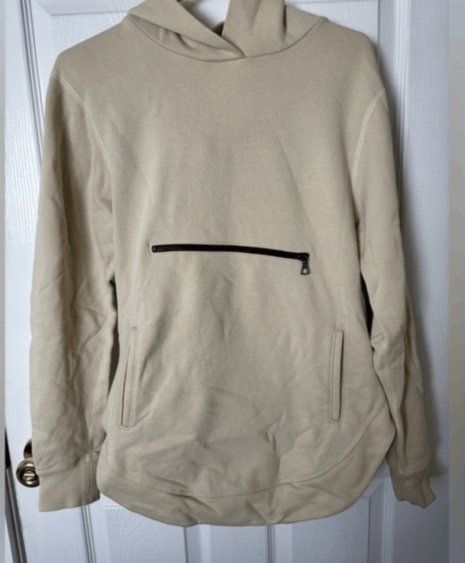 John Elliott John Elliott Beige Zip Pocket Women`s Hoodie Size 1 Size S / US 4 / IT 40 - 1 Thumbnail