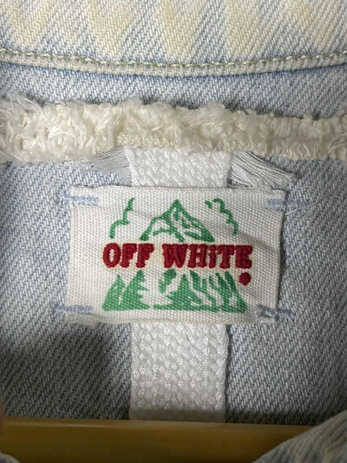 Designer × Off-White Rare Off-White Denim Jacket (55) Size US M / EU 48-50 / 2 - 10 Thumbnail