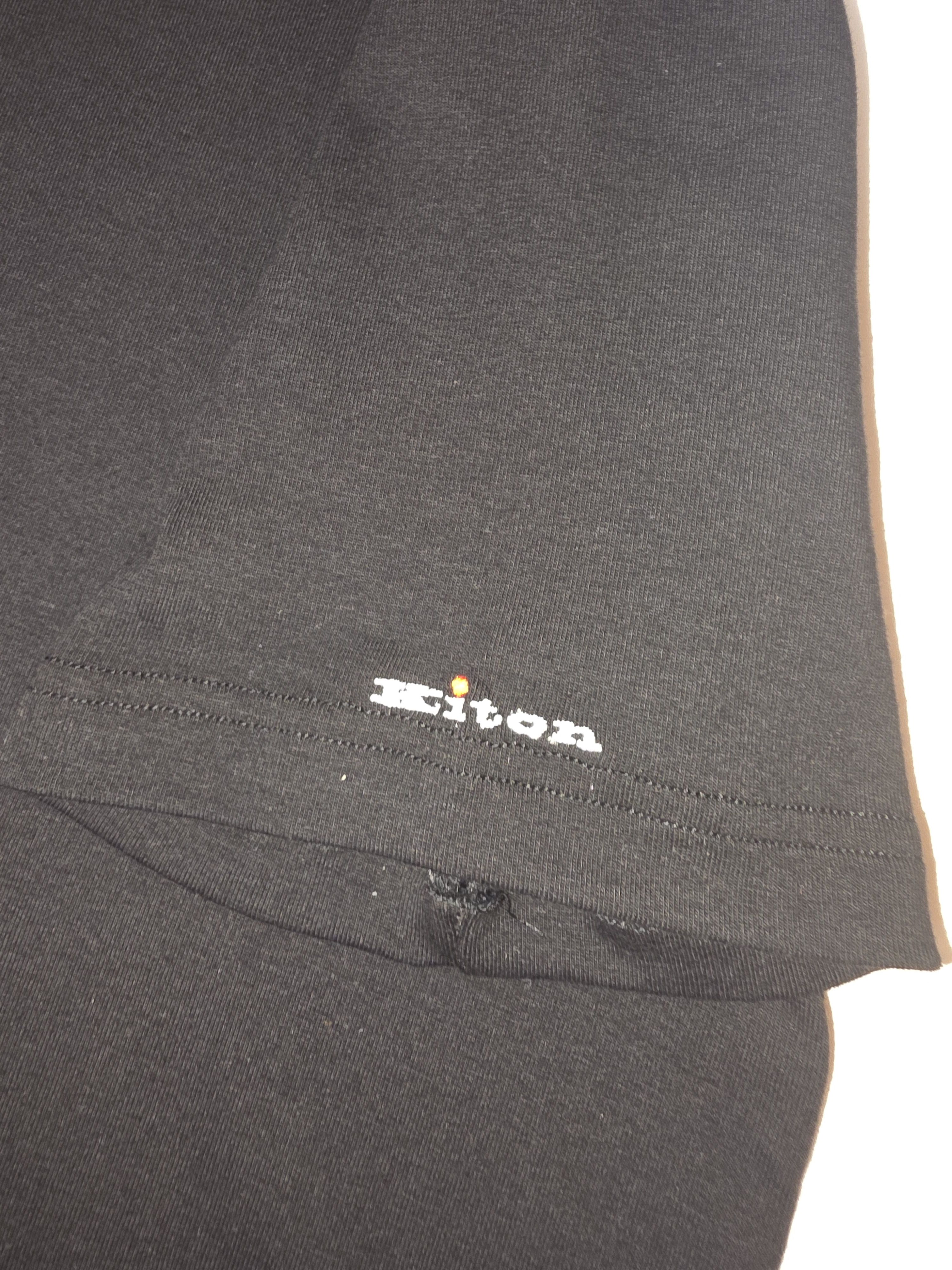 Kiton $300 Kiton Napoli Embroidered Jersey Undershirt T-shirt Size US XL / EU 56 / 4 - 6 Thumbnail