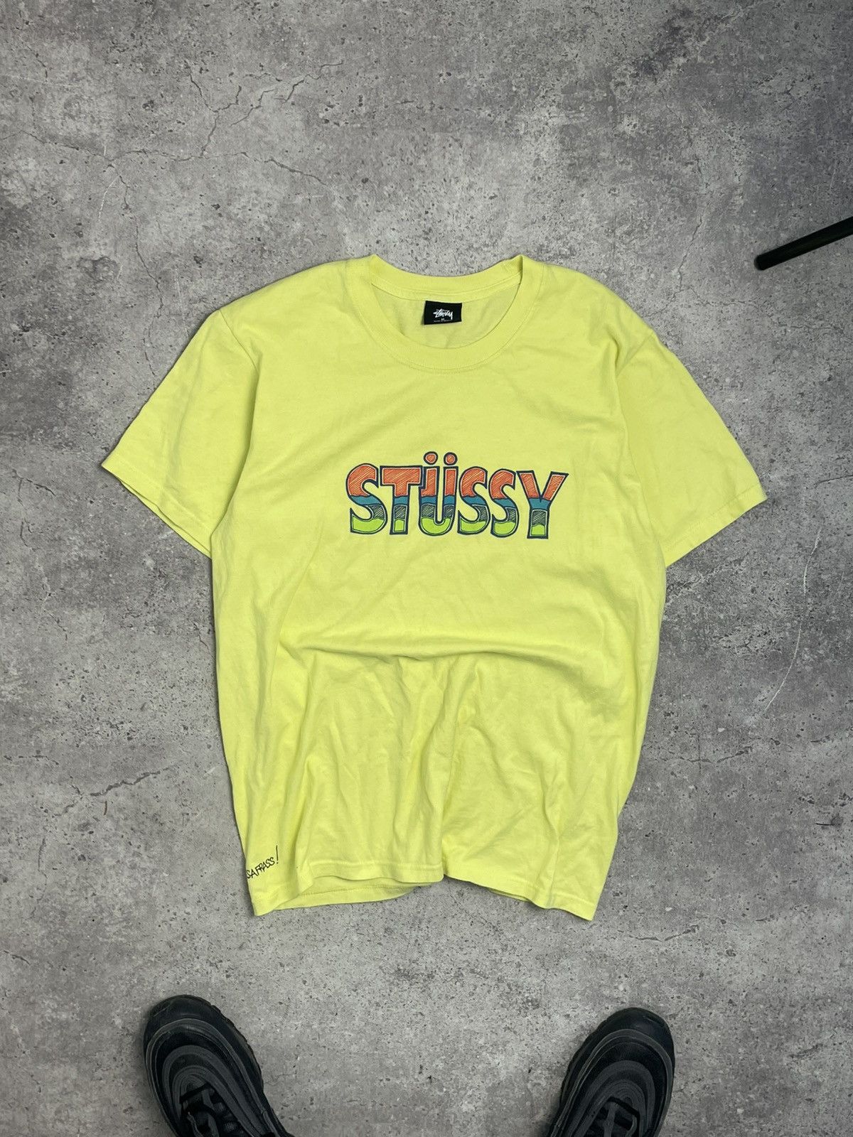 Stussy × Vintage Vintage Stussy T shirt Big Logo Size US M / EU 48-50 / 2 - 1 Thumbnail