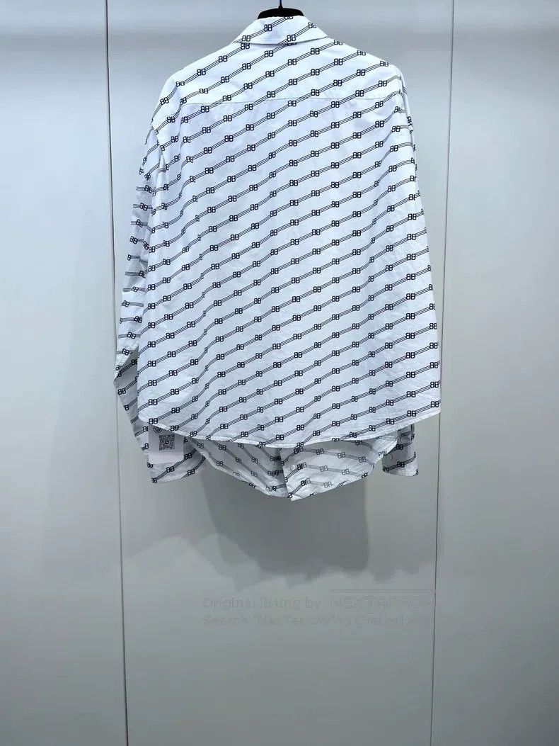 Balenciaga Balenciaga Full Print Loose Shirt Size XXS / US 00 / IT 34 - 3 Thumbnail