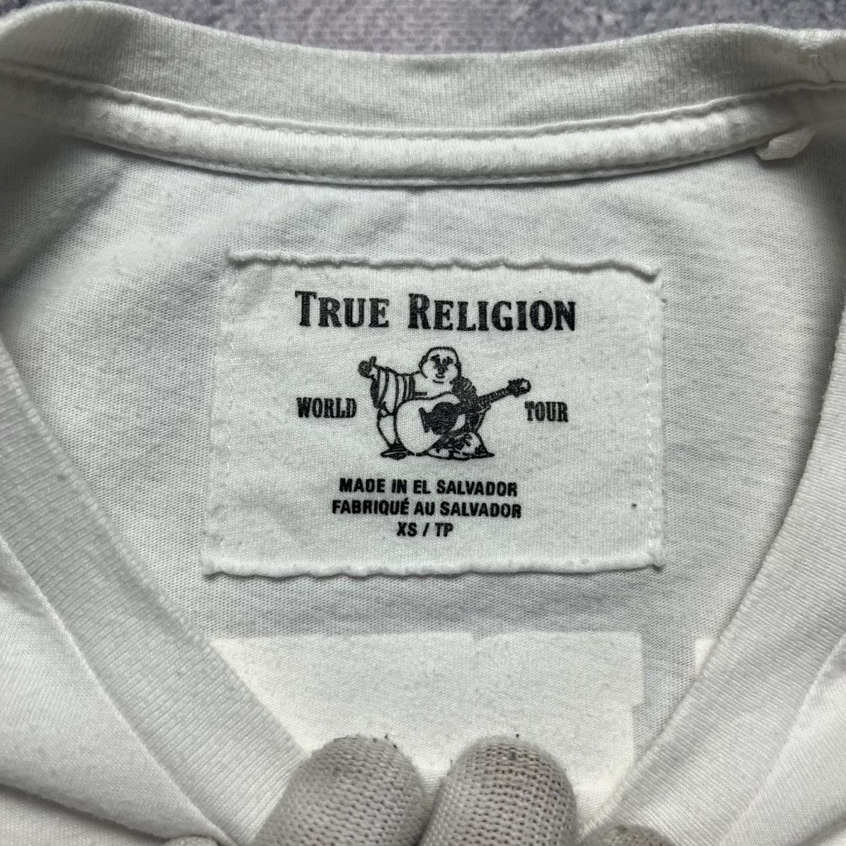 True Religion True Religion Crop Top Tee Streetwear Y2K Big Buddha Logo Size XS / US 0-2 / IT 36-38 - 5 Thumbnail