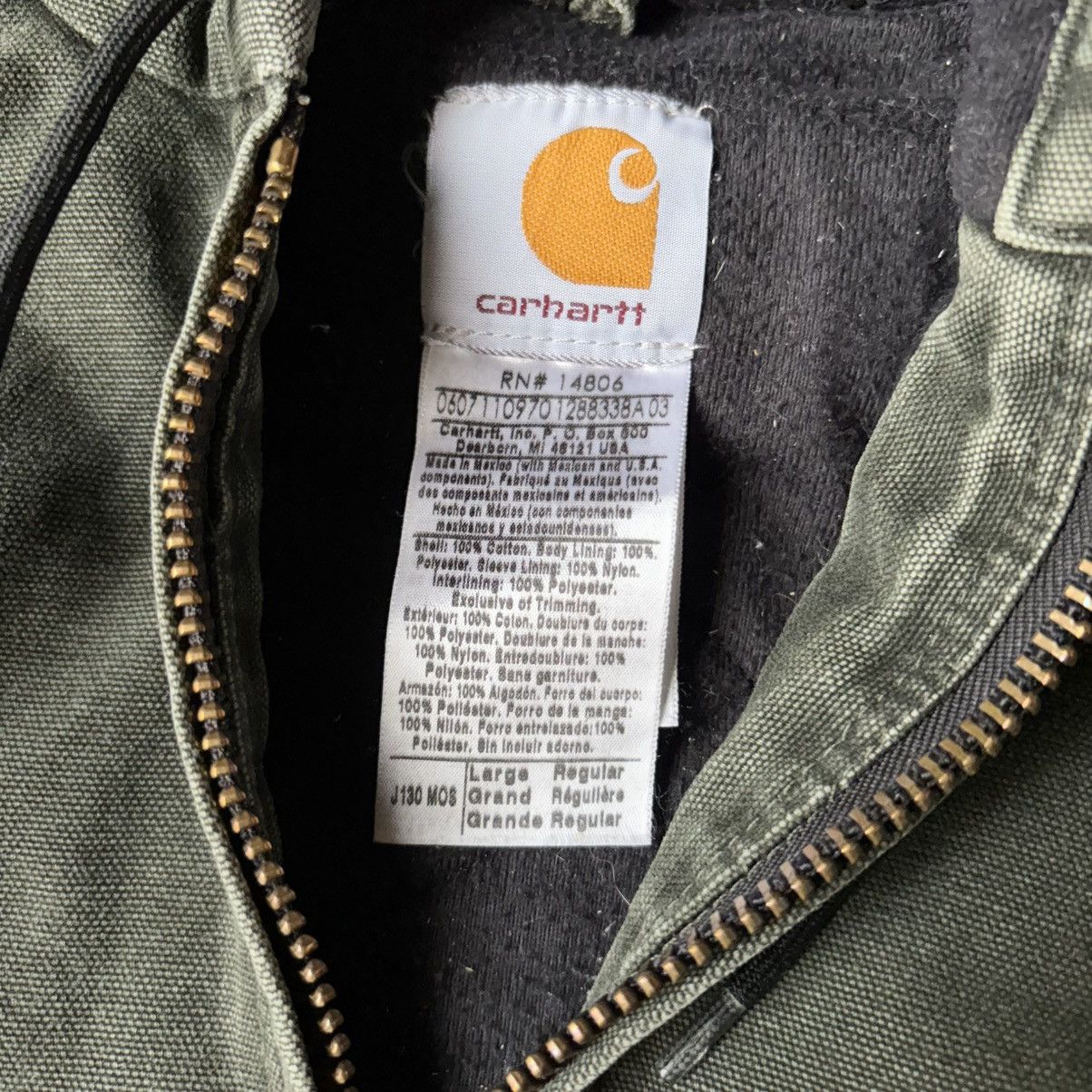 Carhartt J130 MOS GREEN OLIVE CARHARTT ACTIVE JACKET Size US L / EU 52-54 / 3 - 5 Thumbnail