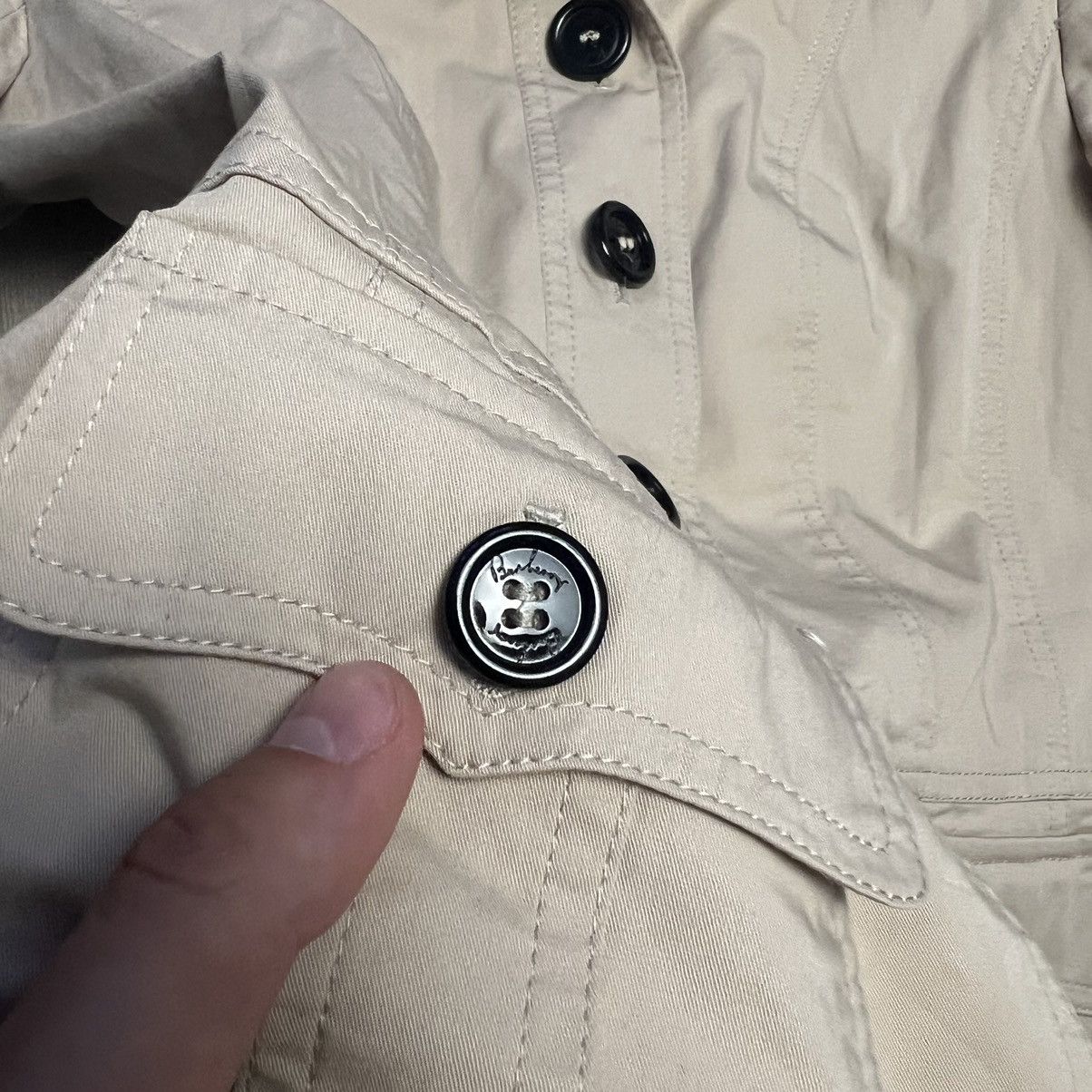 Burberry × Vintage Burberry blazer jacket Size S / US 4 / IT 40 - 3 Thumbnail