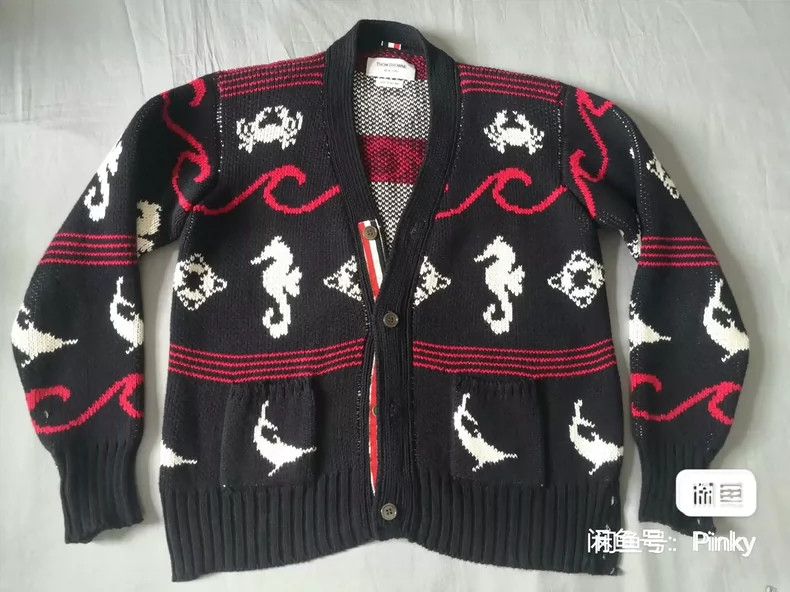 Thom Browne Thom Browne size2 Pure cotton cardigan Size US M / EU 48-50 / 2 - 1 Thumbnail