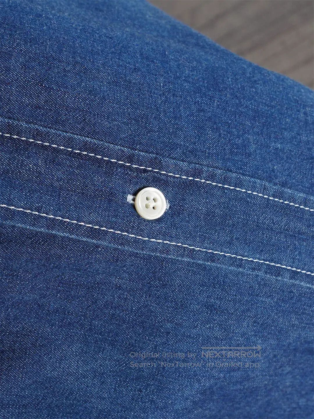 Hermes Hermes Men's Blue Denim Shirt. Size US M / EU 48-50 / 2 - 4 Thumbnail