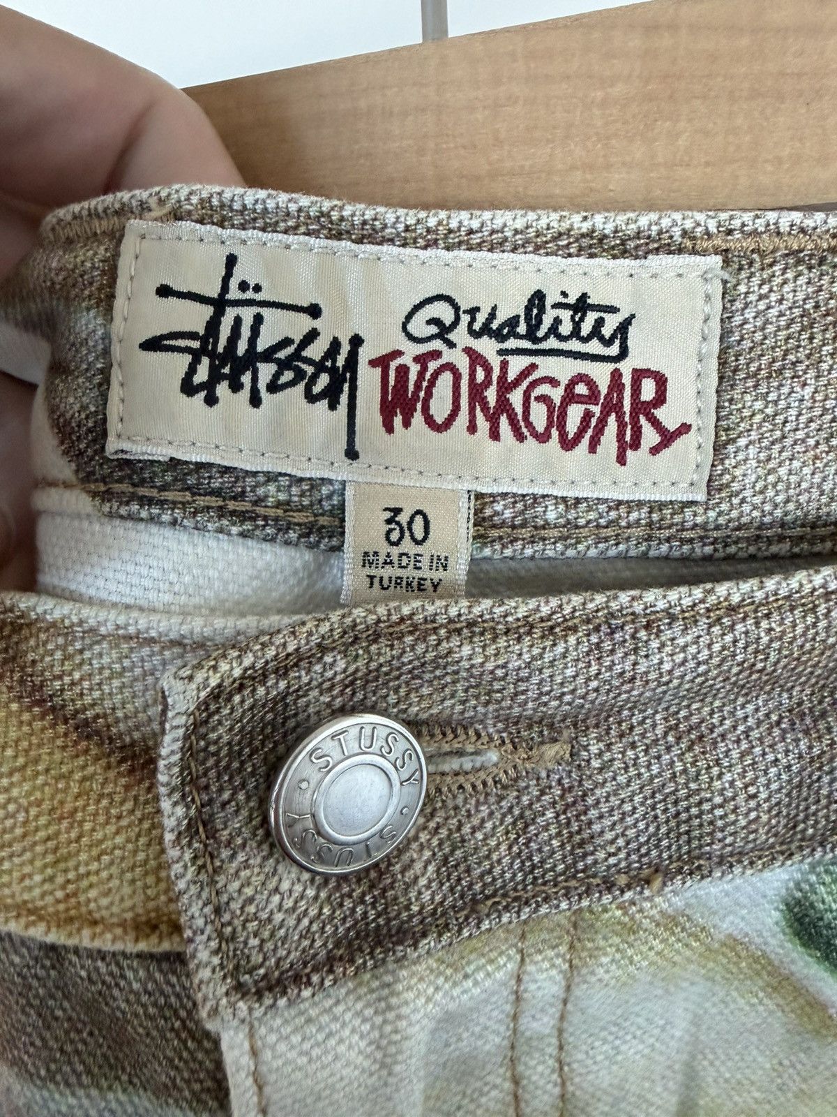Stussy Stussy Canvas Work Pant Baja Print Carpenter - Rare Piece Size US 30 / EU 46 - 4 Thumbnail