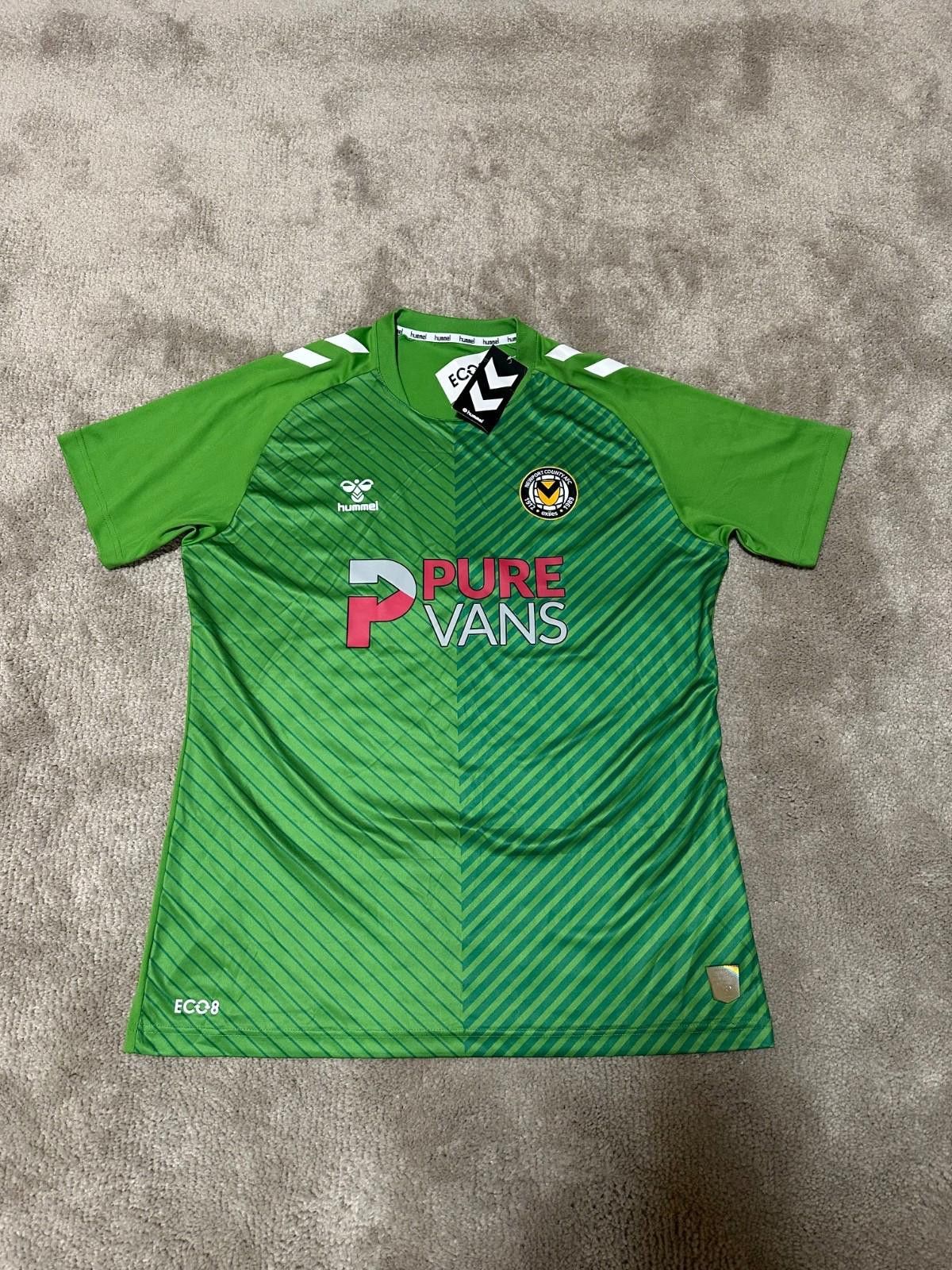 Hummel 2022-23 Newport County Goalkeeper Shirt Football Jersey Size US XL / EU 56 / 4 - 1 Thumbnail