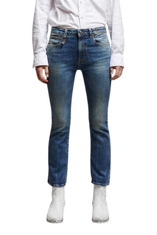 KICK FIT 29 Kelly Stretch Washed Faded Ankle Cropped 86334