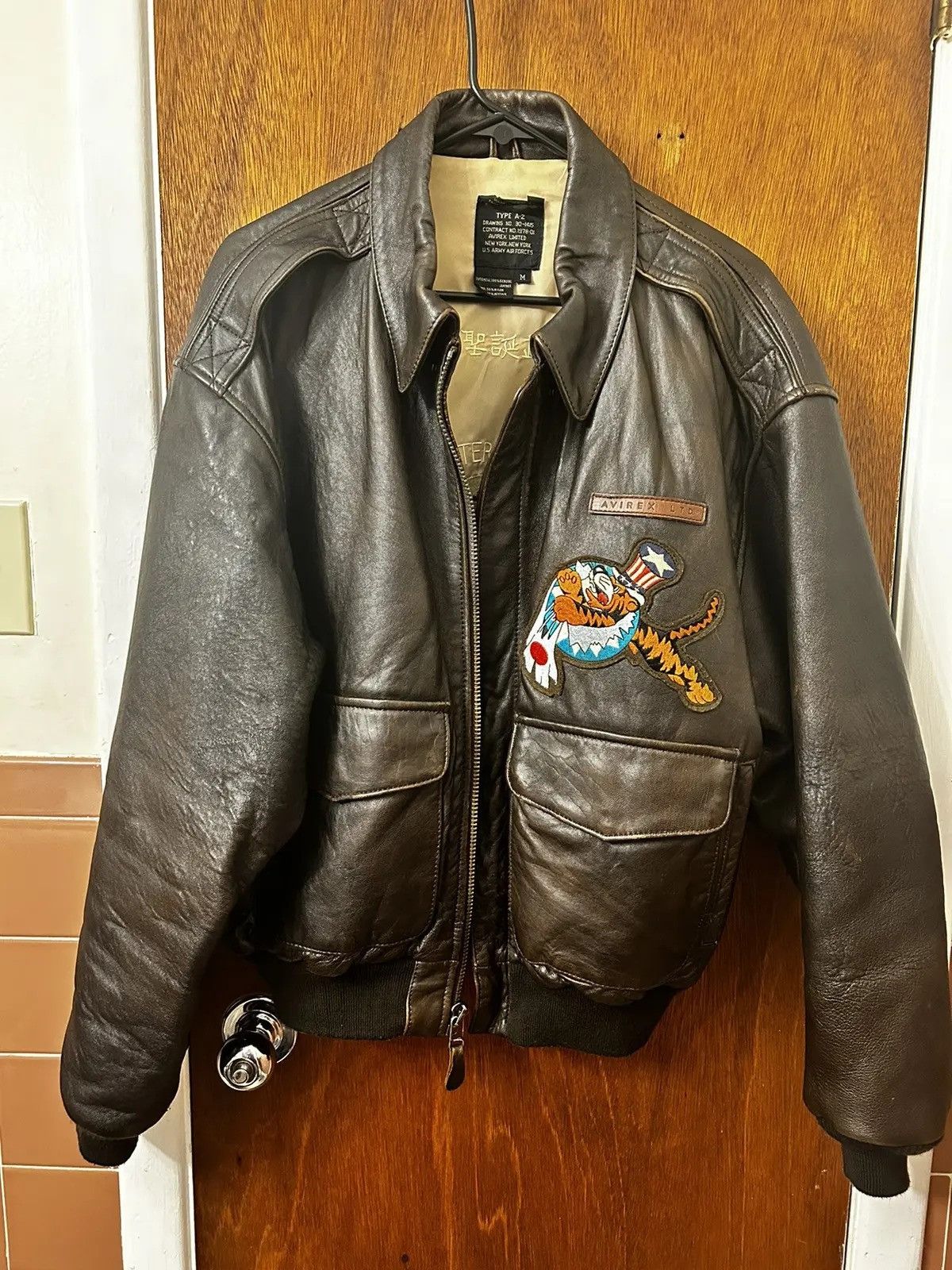 Avirex China doll 1988 Averix leather jacket Size US M / EU 48-50 / 2 - 1 Thumbnail