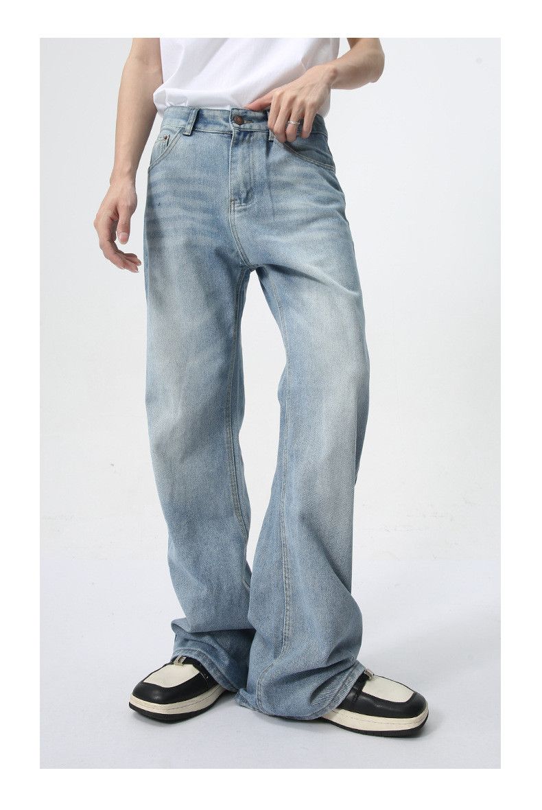 Japanese Brand × Jean Light blue flared washed jeans Size US 32 / EU 48 - 2 Thumbnail