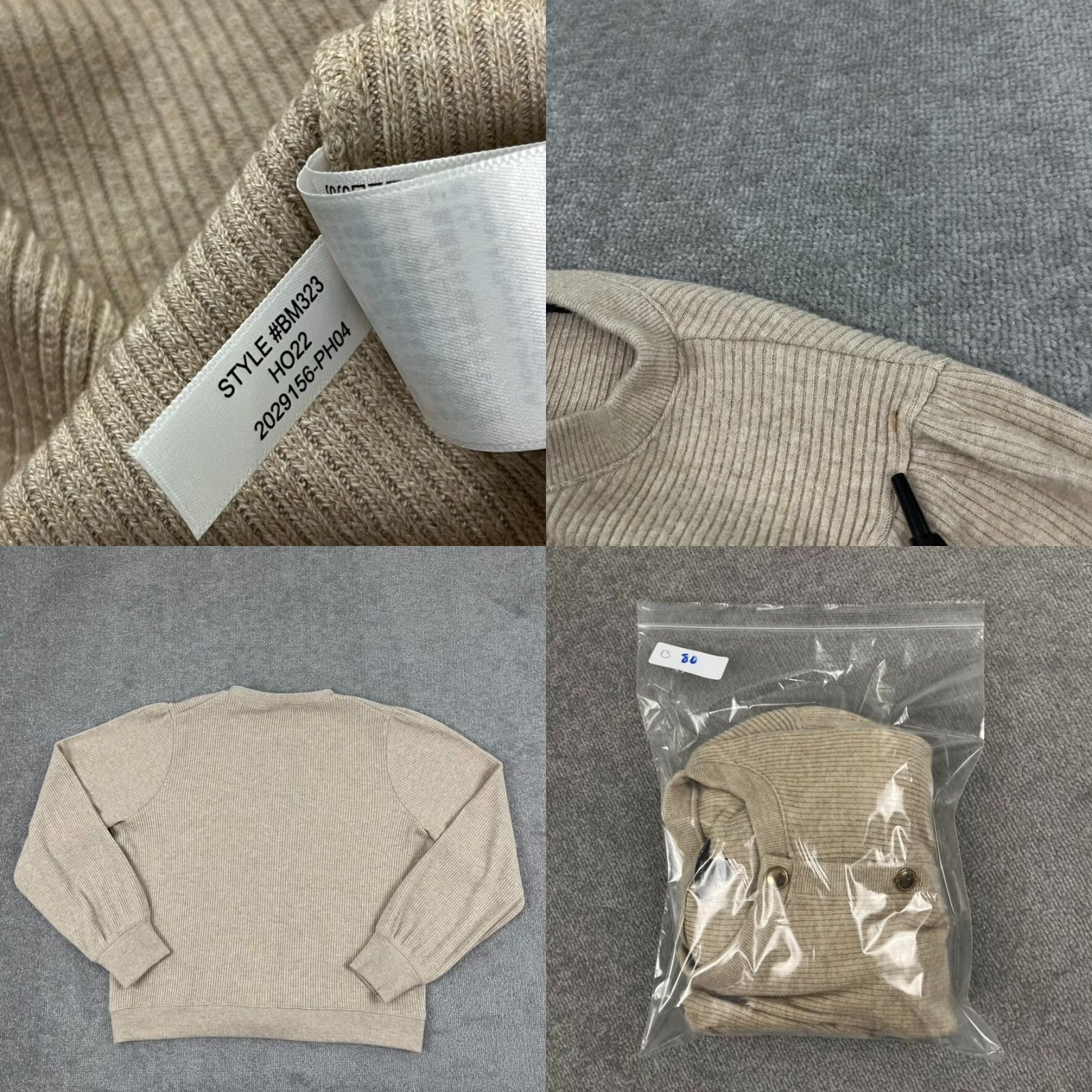 J.Crew J.CREW Cardigan Sweater Womens XL Brown Brushed Ribbed Stretch Knit Classic Casual Cardigan BM323 Size XL / US 12-14 / IT 48-50 - 8 Thumbnail