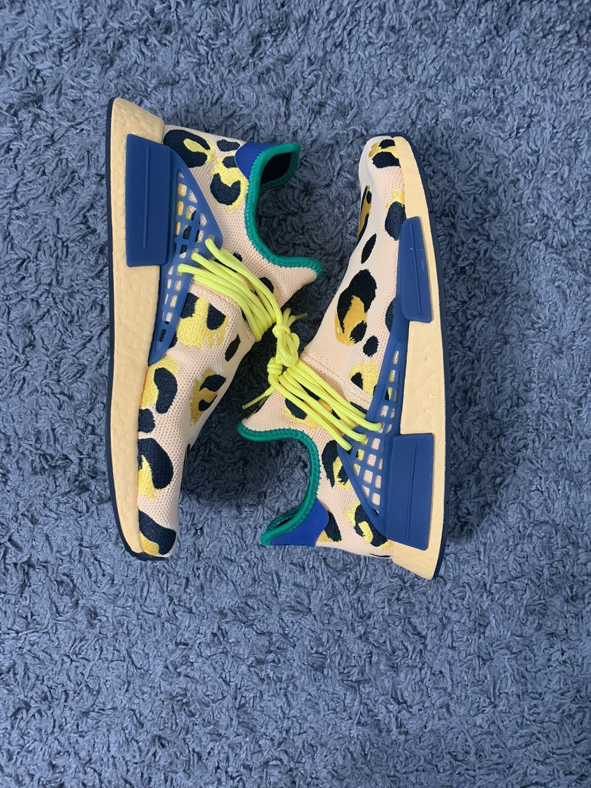 Adidas × Pharrell Pharrell x NMD Human Race 'Animal Print - Pulse Amber' Size US 9.5 / EU 42-43 - 3 Thumbnail