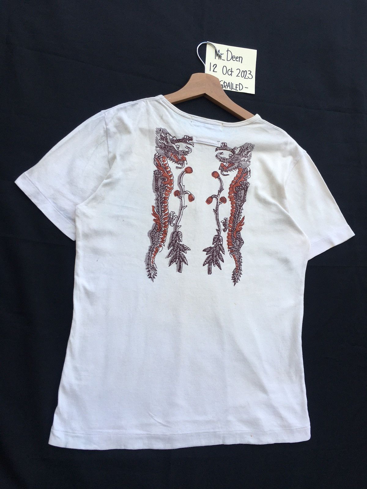 Gaultier Homme Objet Vintage Jean Paul Gaultier Dragon Skull Eagle Print Shirt Size US M / EU 48-50 / 2 - 20 Thumbnail