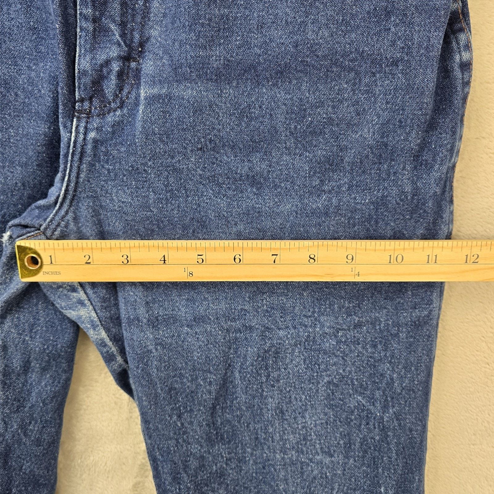 Wrangler Vtg 70s Wrangler 13MWZ Jeans Womens 12 (28x31) Scovill USA Size 34" / US 12 / IT 48 - 16 Thumbnail