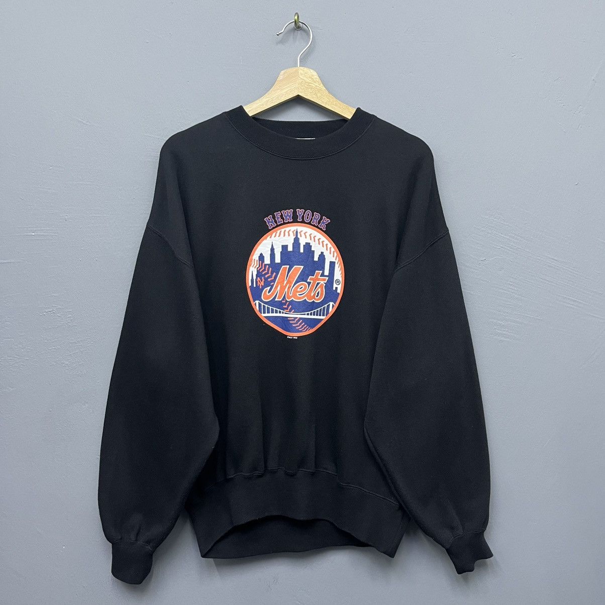 MLB Vintage 90s New York Mets Sweatshirt Size US L / EU 52-54 / 3 - 1 Thumbnail