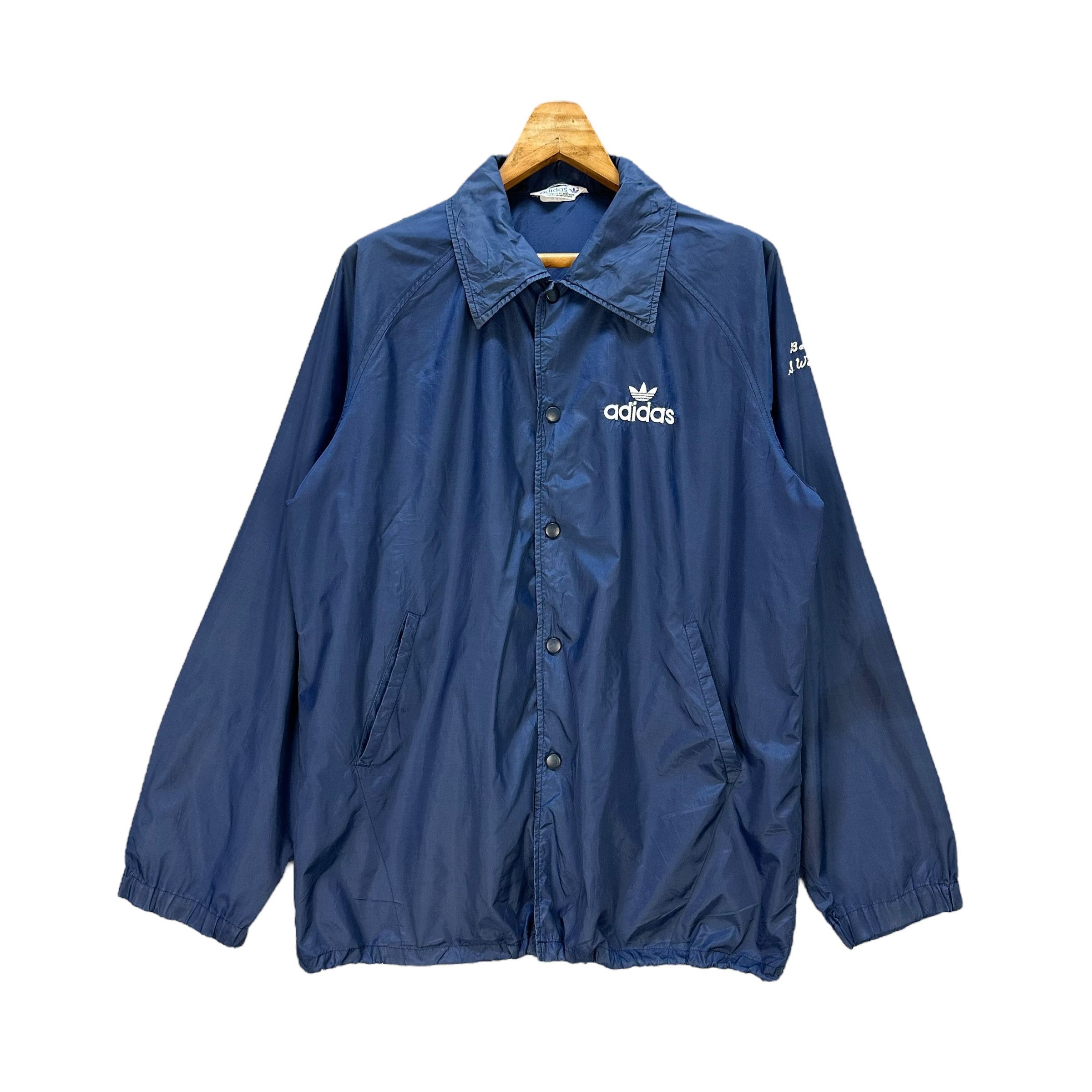 Adidas 90's ADIDAS Baseball & Watanabe Light Jacket #A77-1870 Size US XL / EU 56 / 4 - 1 Thumbnail